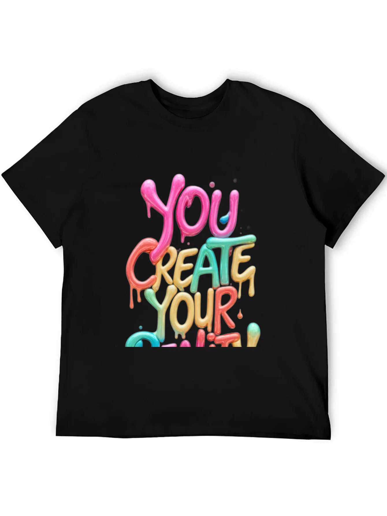 Colorful You Create Your Limit Graphic Tee