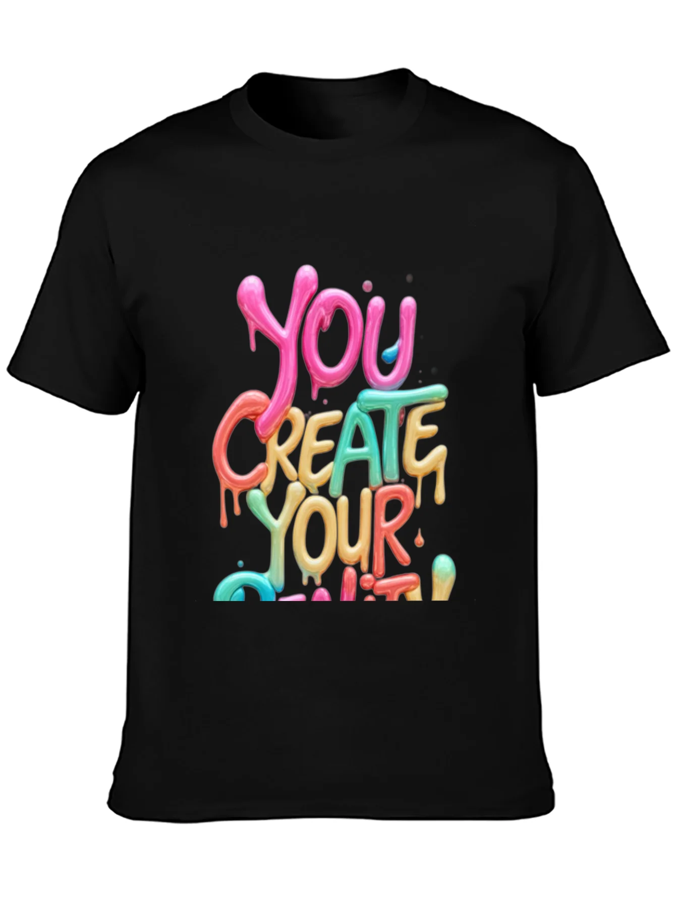 Colorful You Create Your Limit Graphic Tee