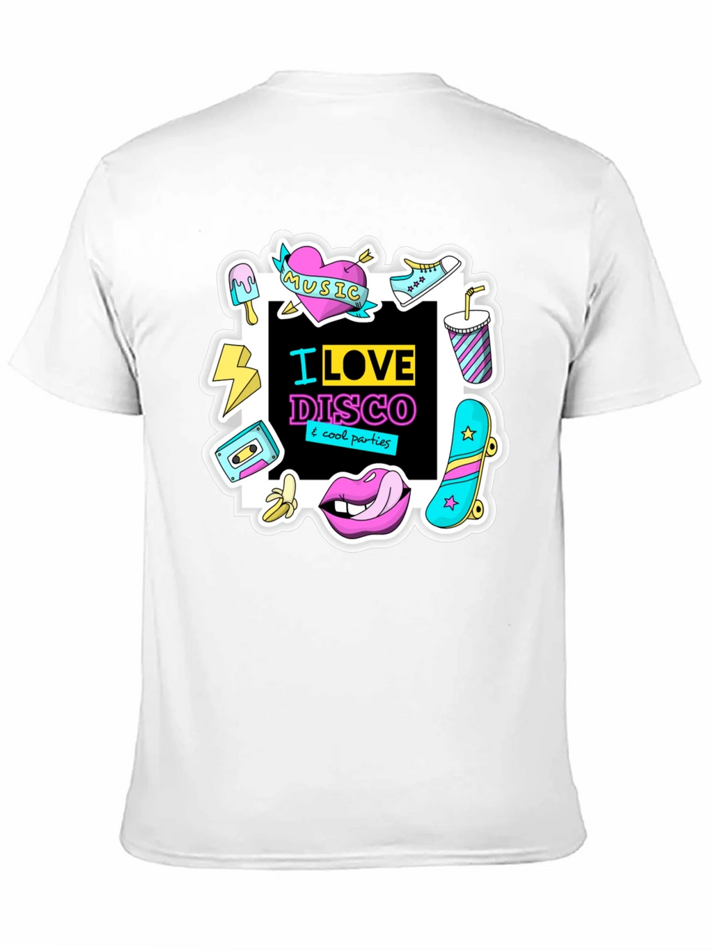 I Love Disco Graphic Tee - 80s Nostalgia