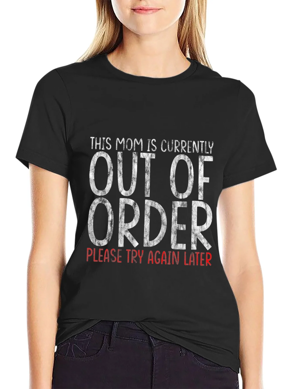 Funny Mom Out of Order Graphic Tee