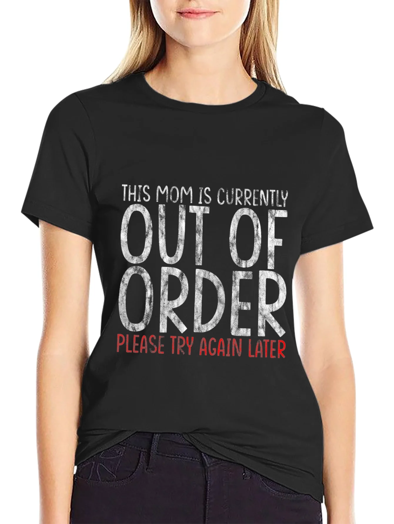 Funny Mom Out of Order Graphic Tee