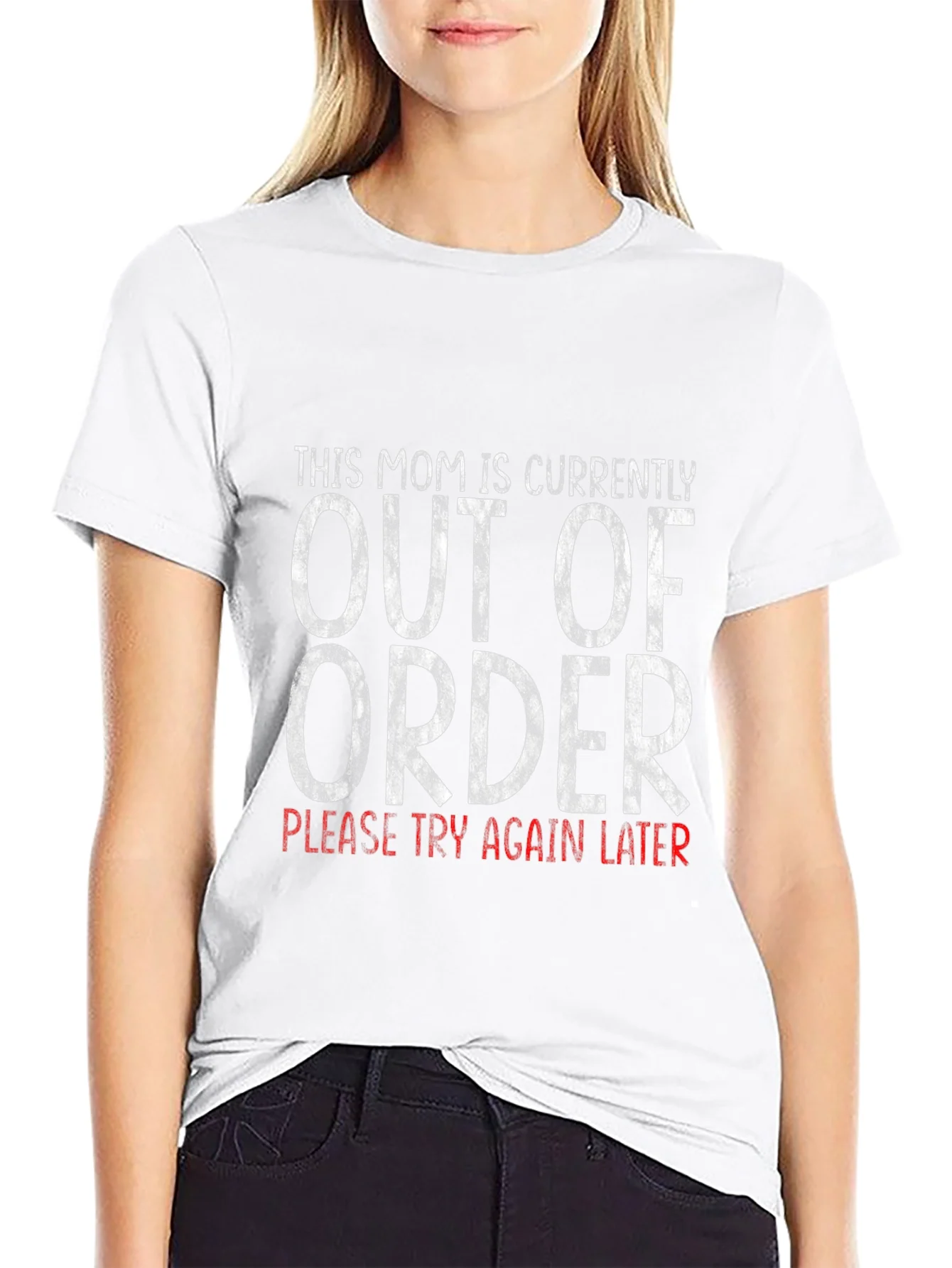 Funny Mom Out of Order Graphic Tee