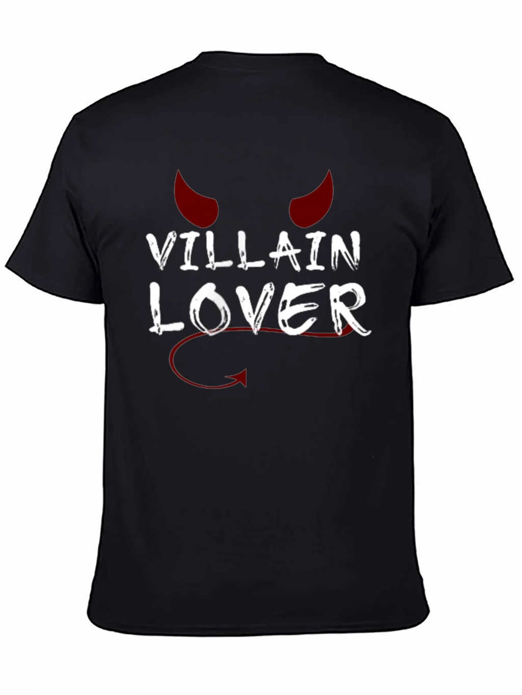 Villain Lover Graphic T-Shirt - Black