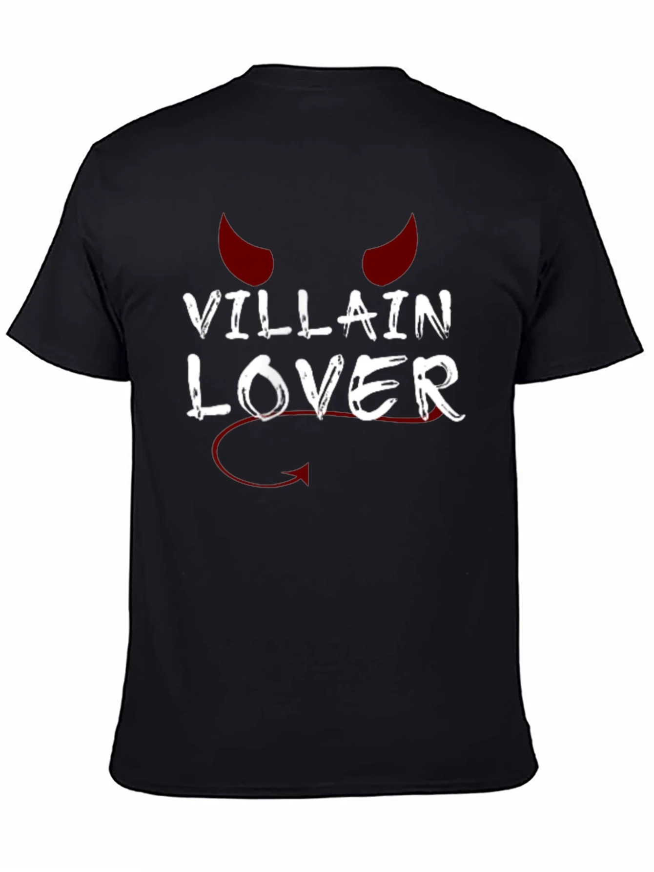 Villain Lover Graphic T-Shirt - Black