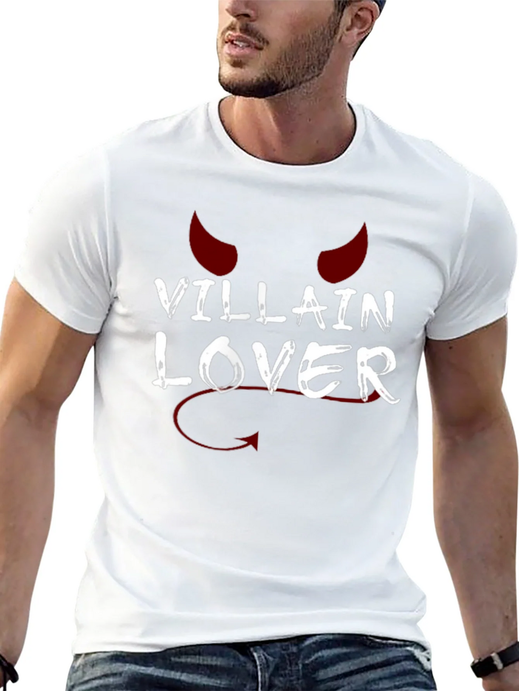 Villain Lover Graphic T-Shirt - Black