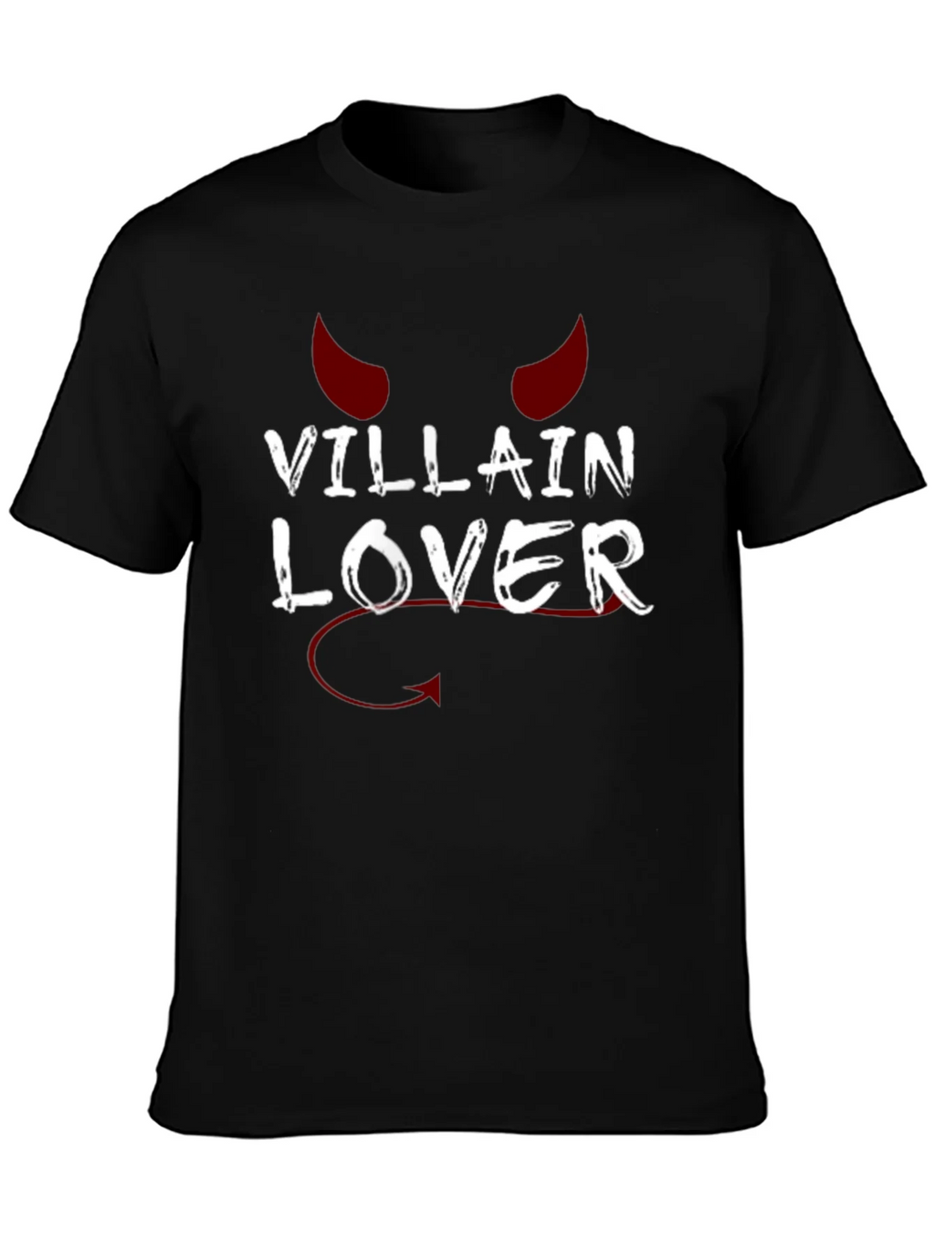Villain Lover Graphic T-Shirt - Black