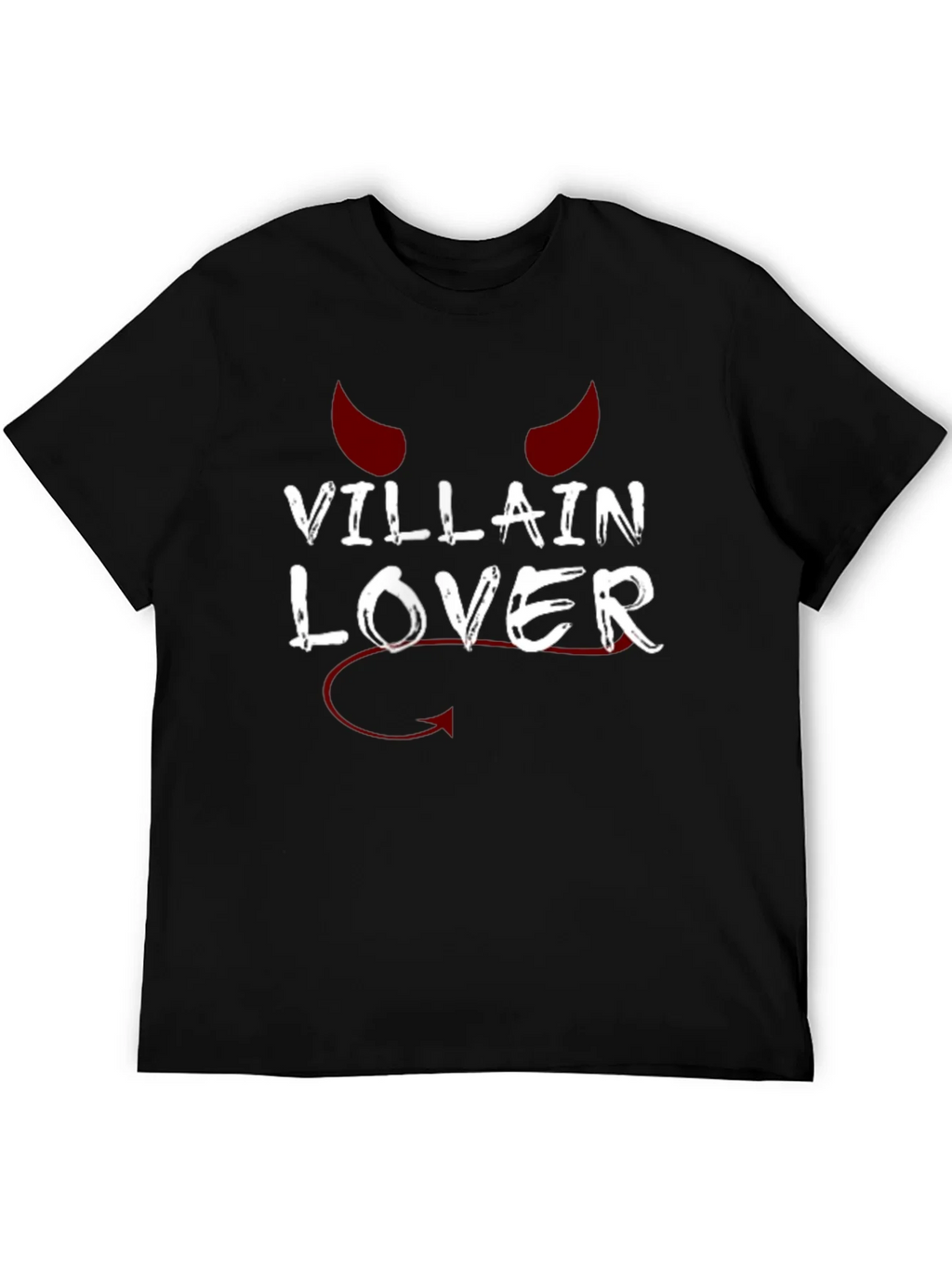 Villain Lover Graphic T-Shirt - Black