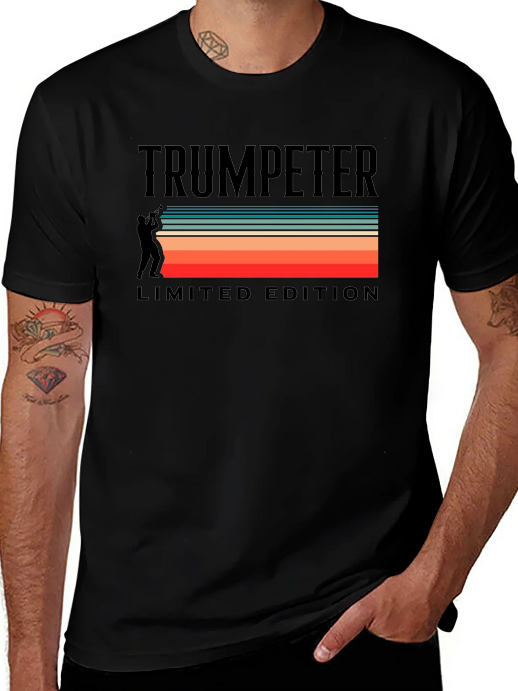 Trumpeter Limited Edition Retro Graphic T-Shirt