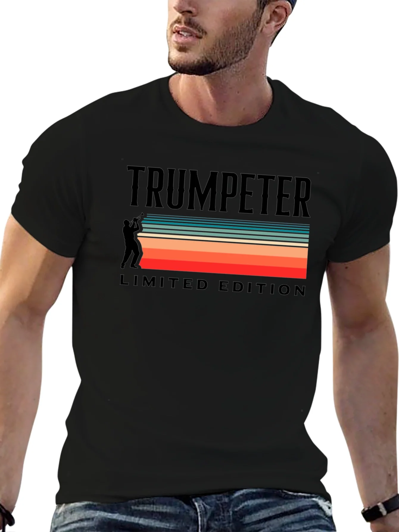 Trumpeter Limited Edition Retro Graphic T-Shirt
