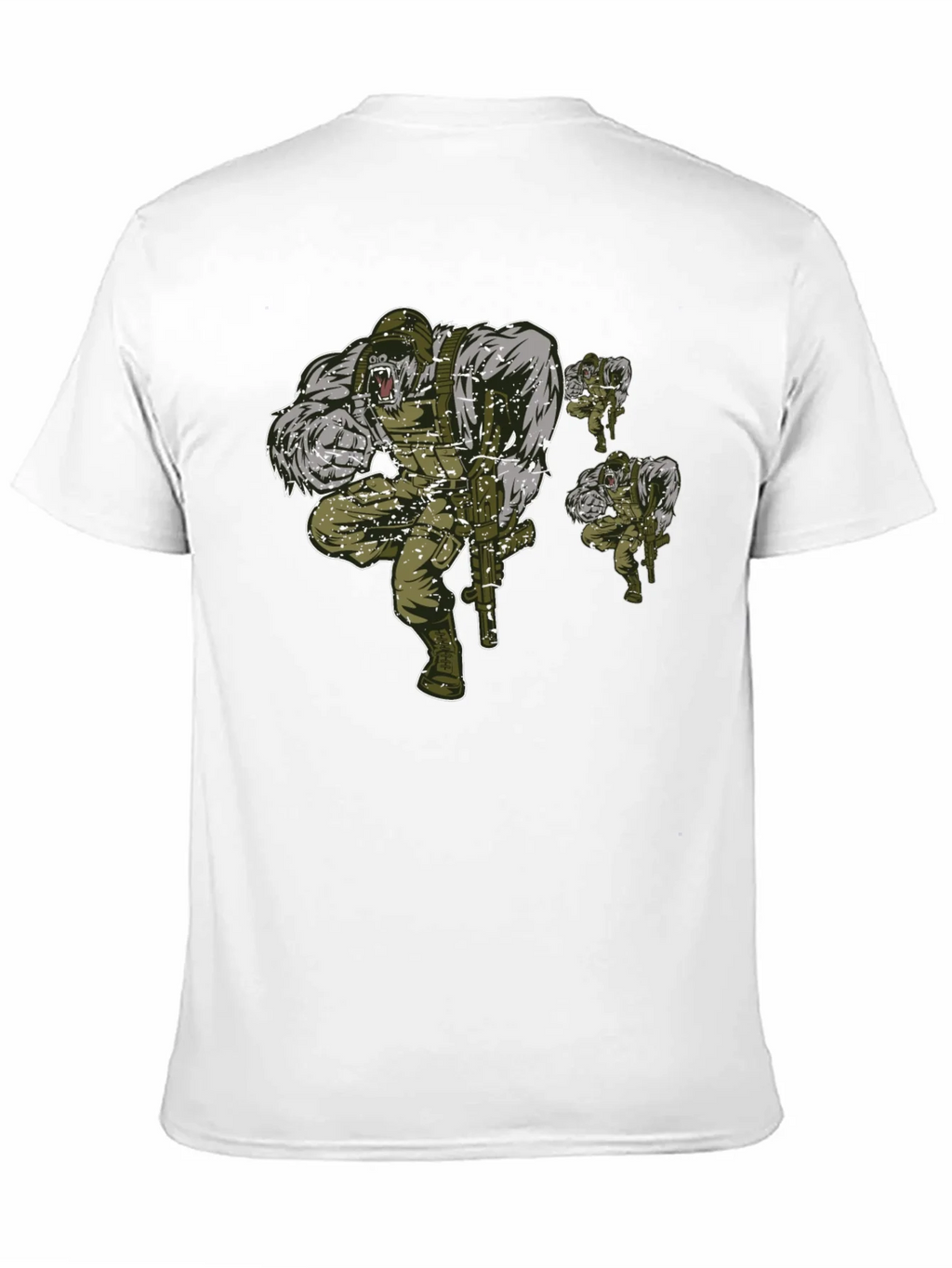 Gorilla Squad Graphic T-Shirt - Black Crew Neck