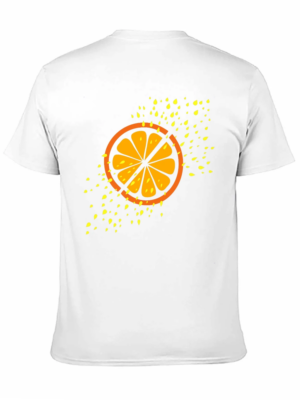 Citrus Slice Graphic Tee - Cool Fruit Design
