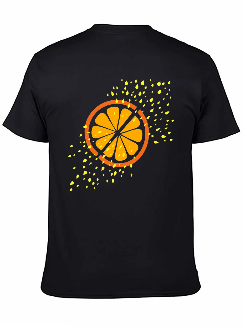 Citrus Slice Graphic Tee - Cool Fruit Design