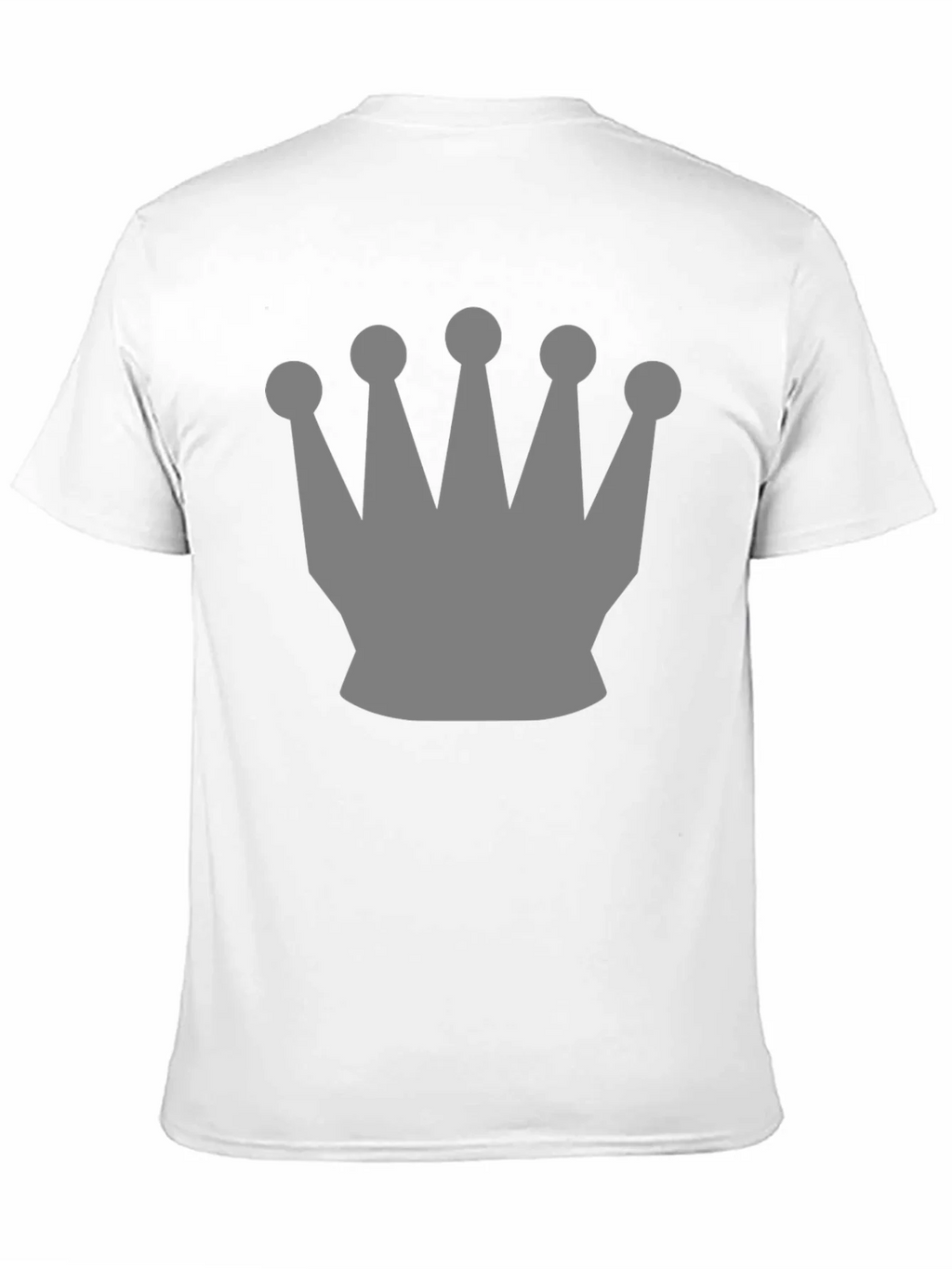 Mens Black Crown Graphic Tee - Stylish Casual Wear