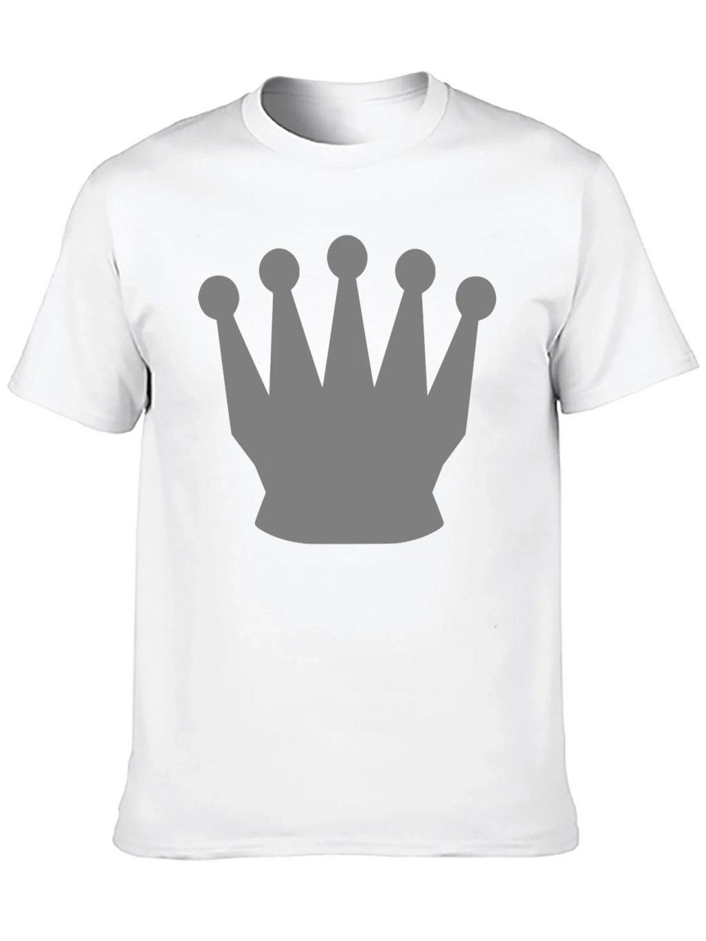 Mens Black Crown Graphic Tee - Stylish Casual Wear