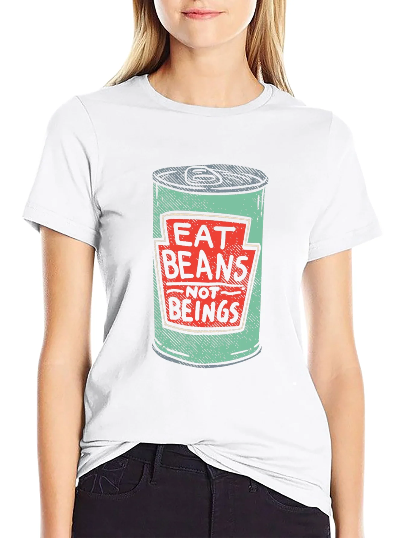 Eat Beans Not Beings Graphic Tee