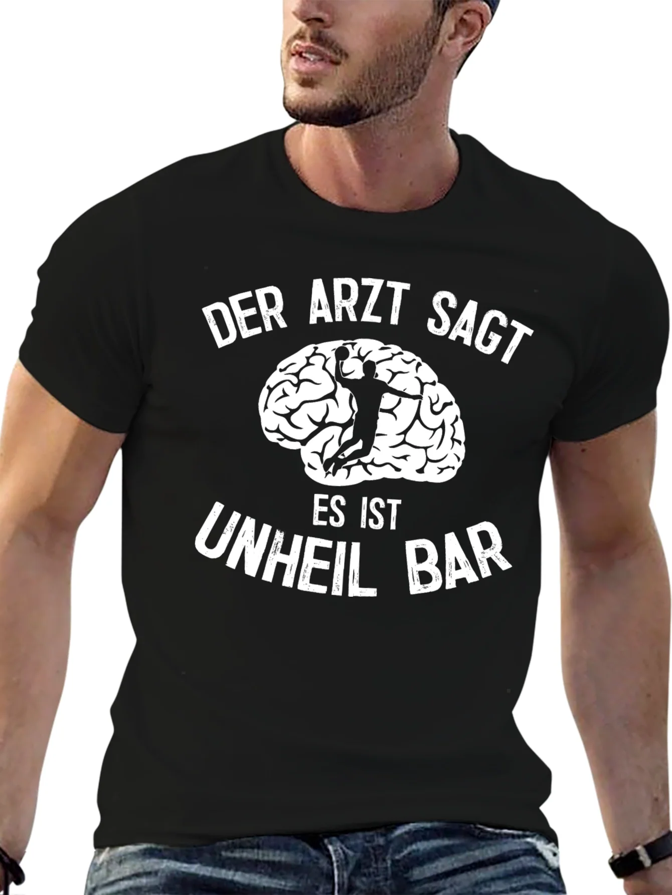 Der Arzt Sagt T-Shirt Funny Handball Player Graphic Tee