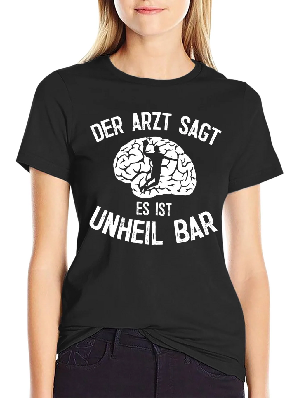 Der Arzt Sagt T-Shirt Funny Handball Player Graphic Tee