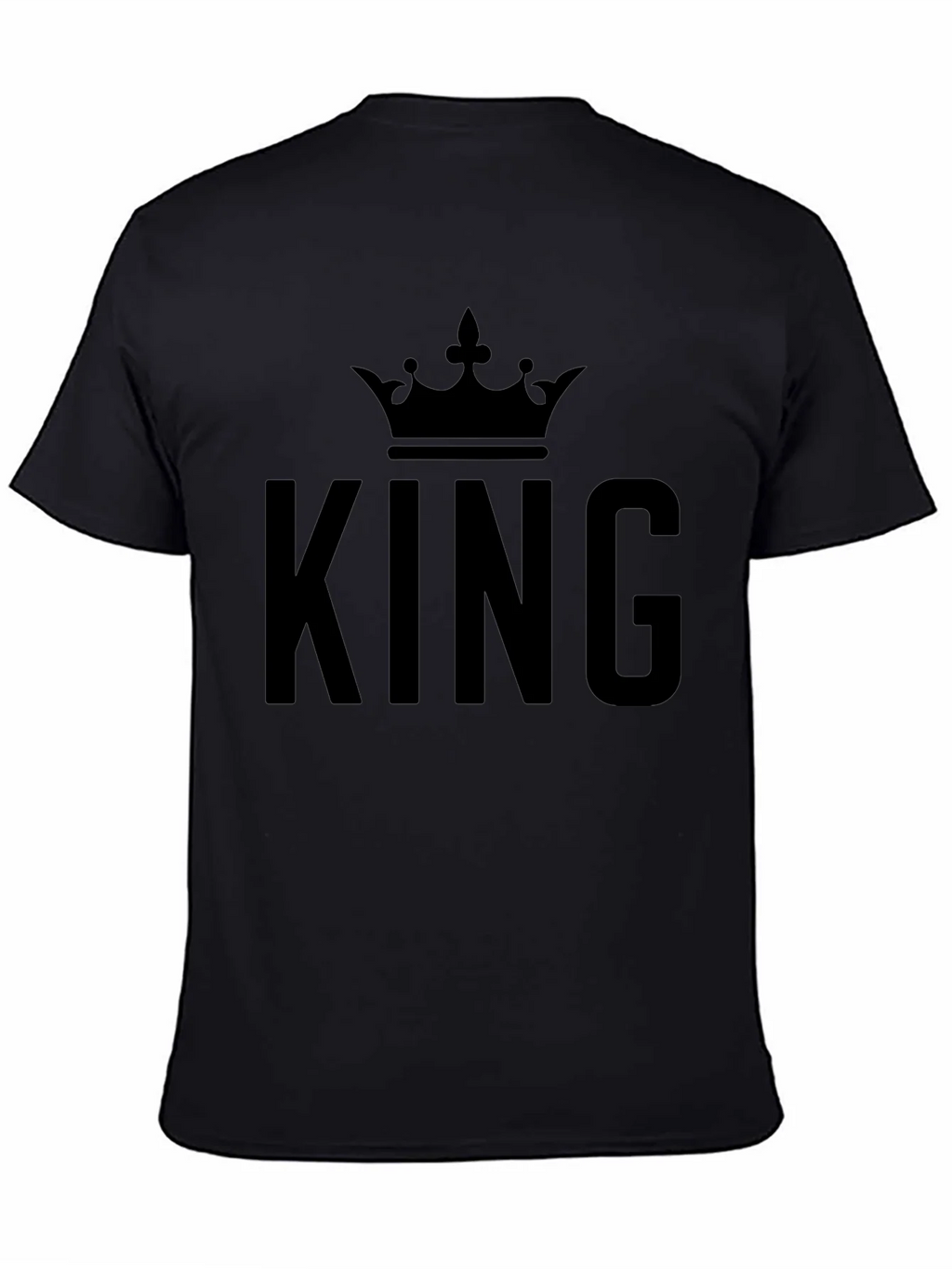 King Crown Graphic T-Shirt - Black