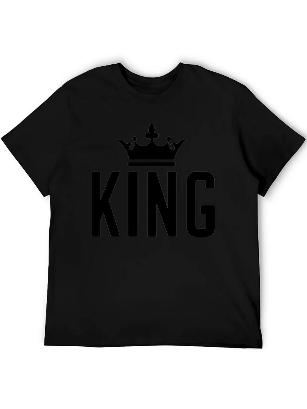 King Crown Graphic T-Shirt - Black