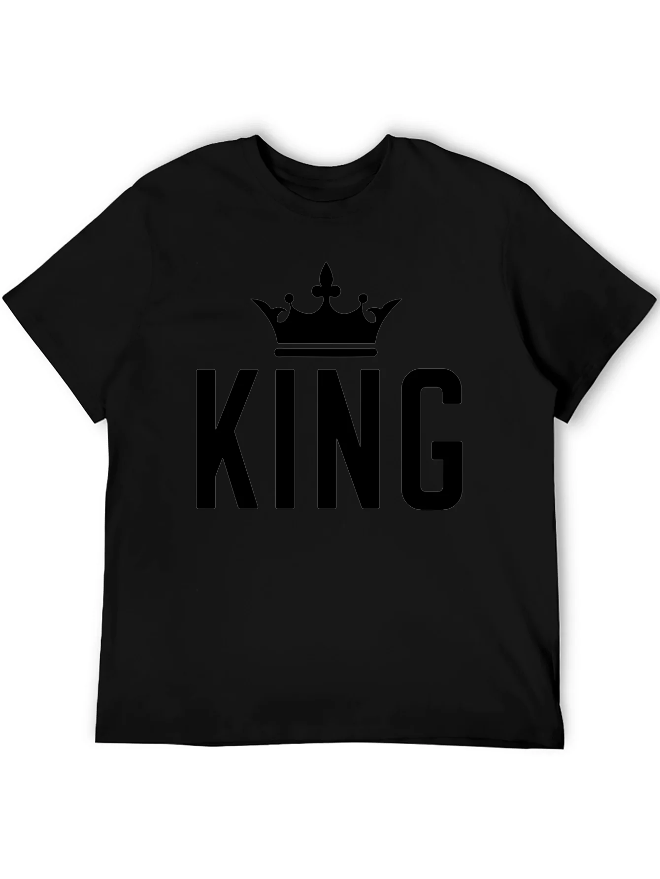 King Crown Graphic T-Shirt - Black
