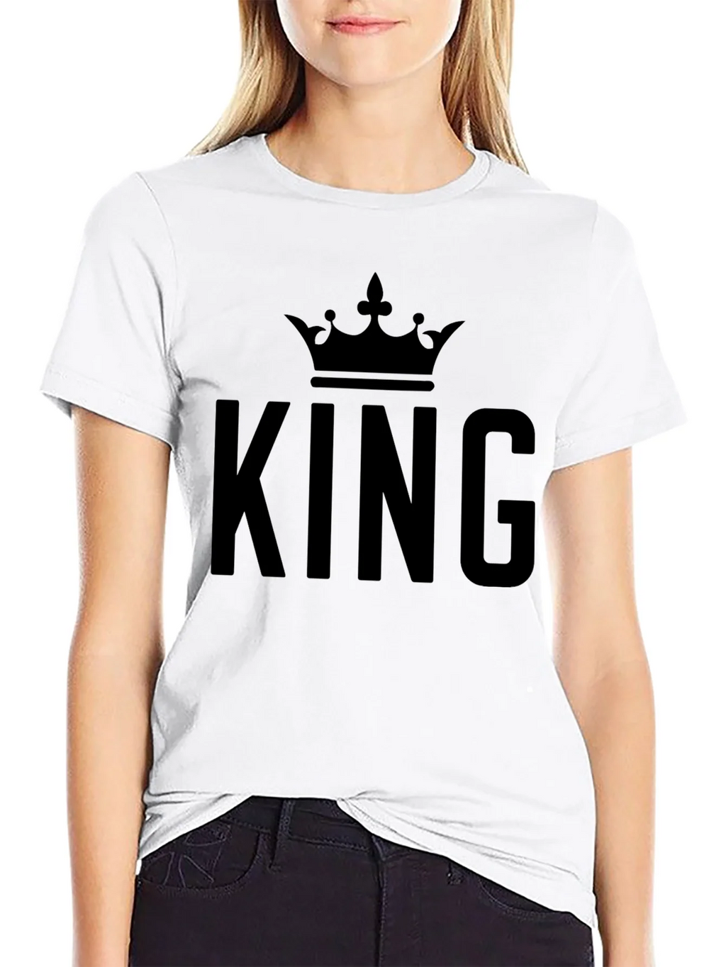 King Crown Graphic T-Shirt - Black