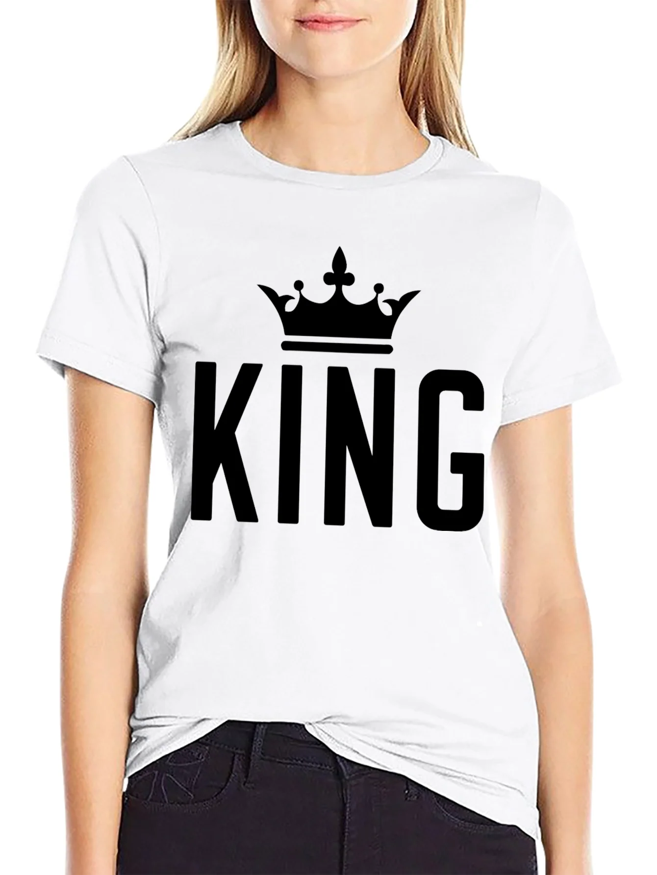 King Crown Graphic T-Shirt - Black
