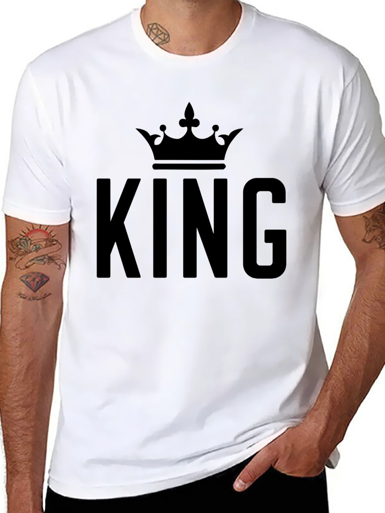 King Crown Graphic T-Shirt - Black