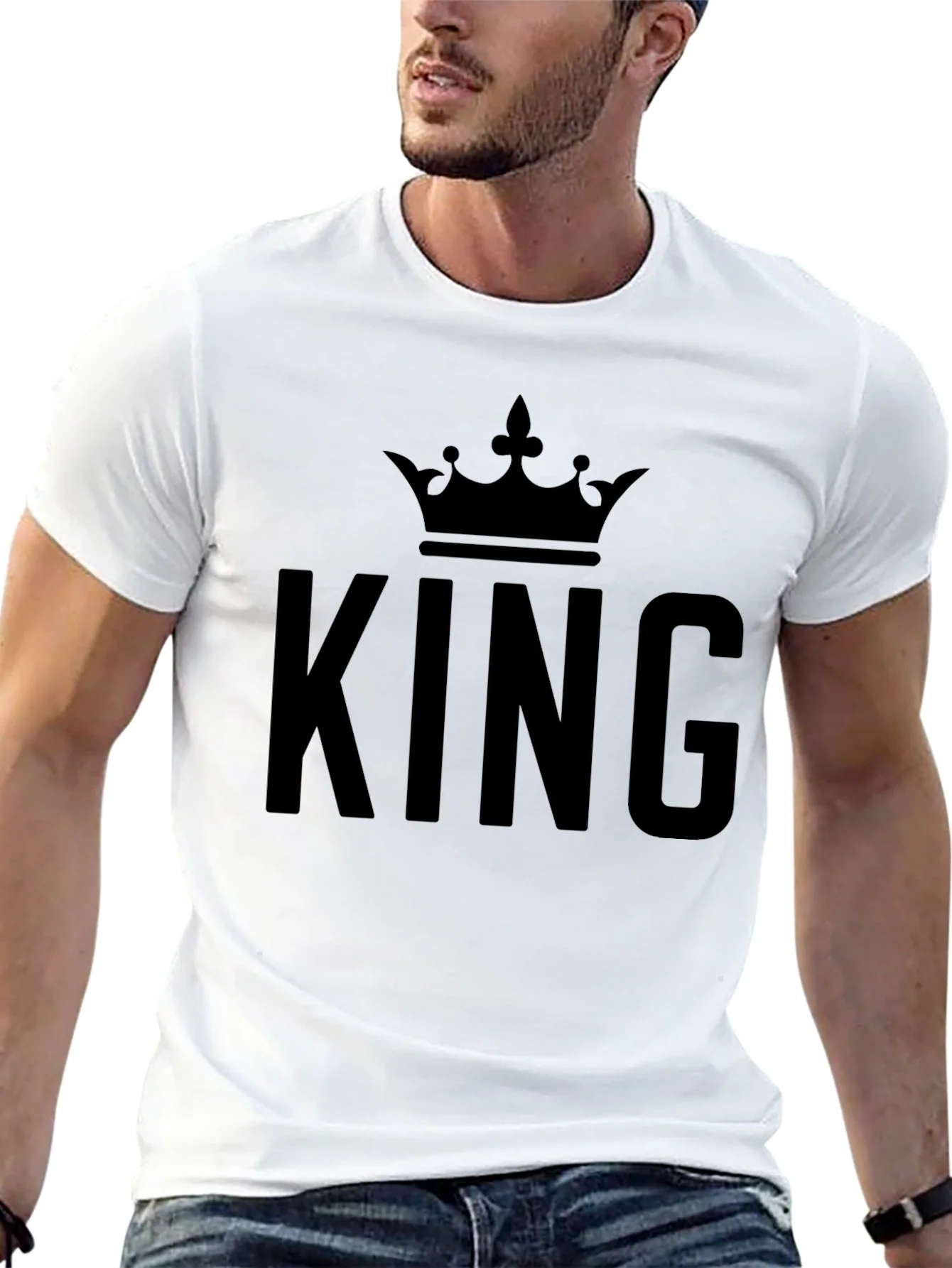 King Crown Graphic T-Shirt - Black