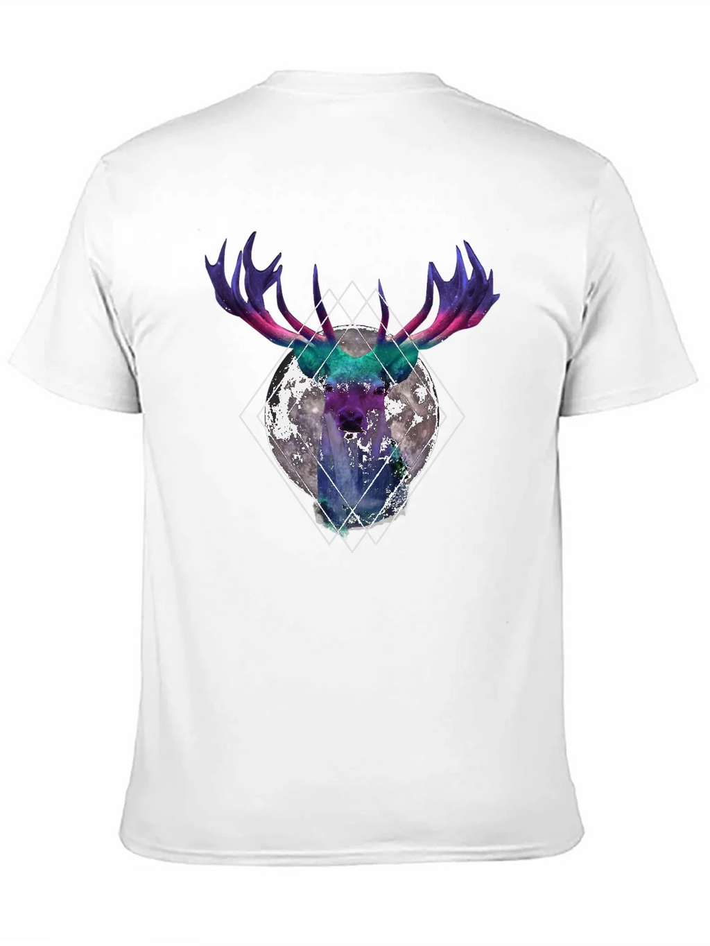 Cosmic Moose Graphic T-Shirt - Black