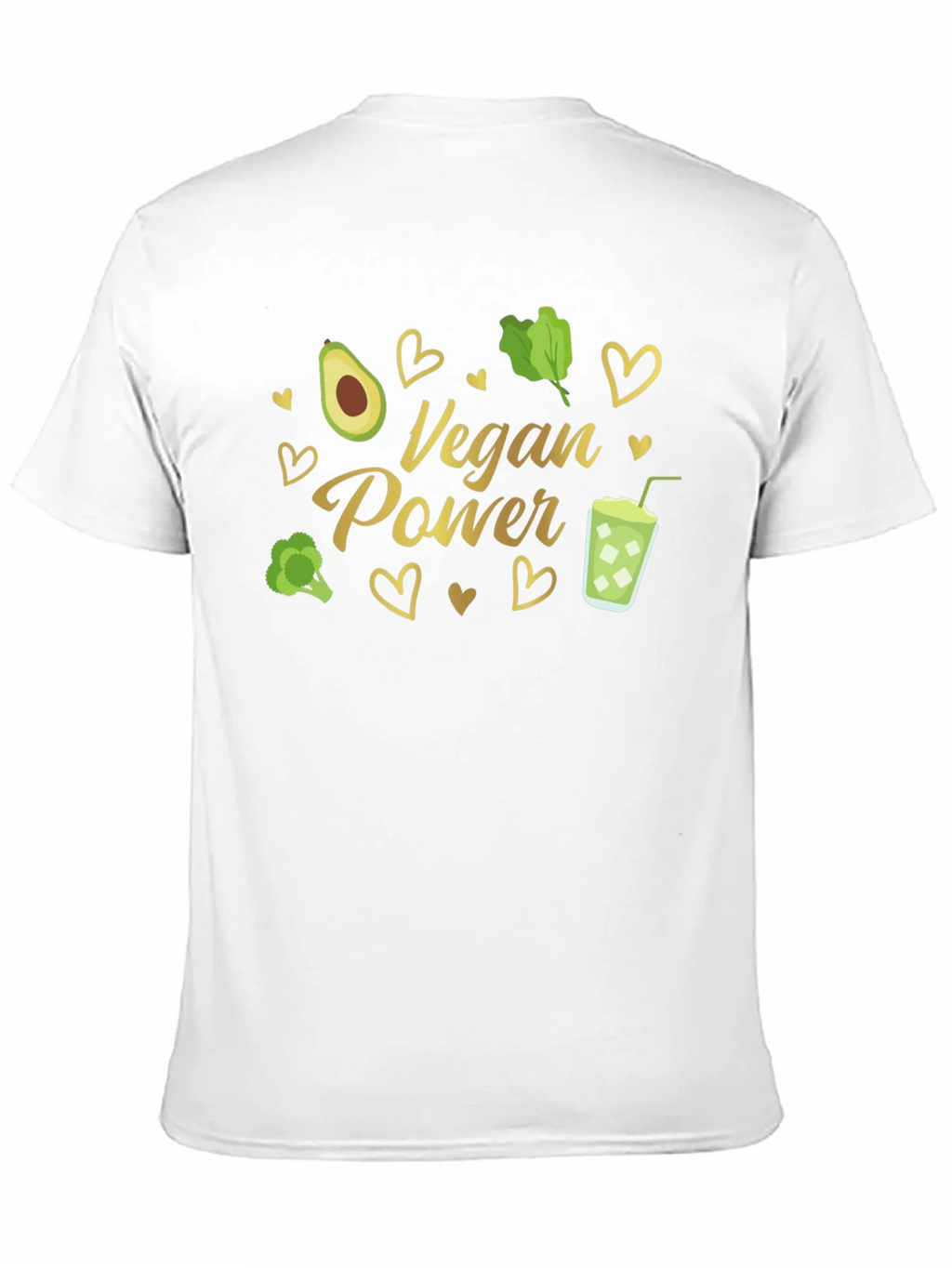 Vegan Power T-Shirt - Avocado Broccoli Smoothie
