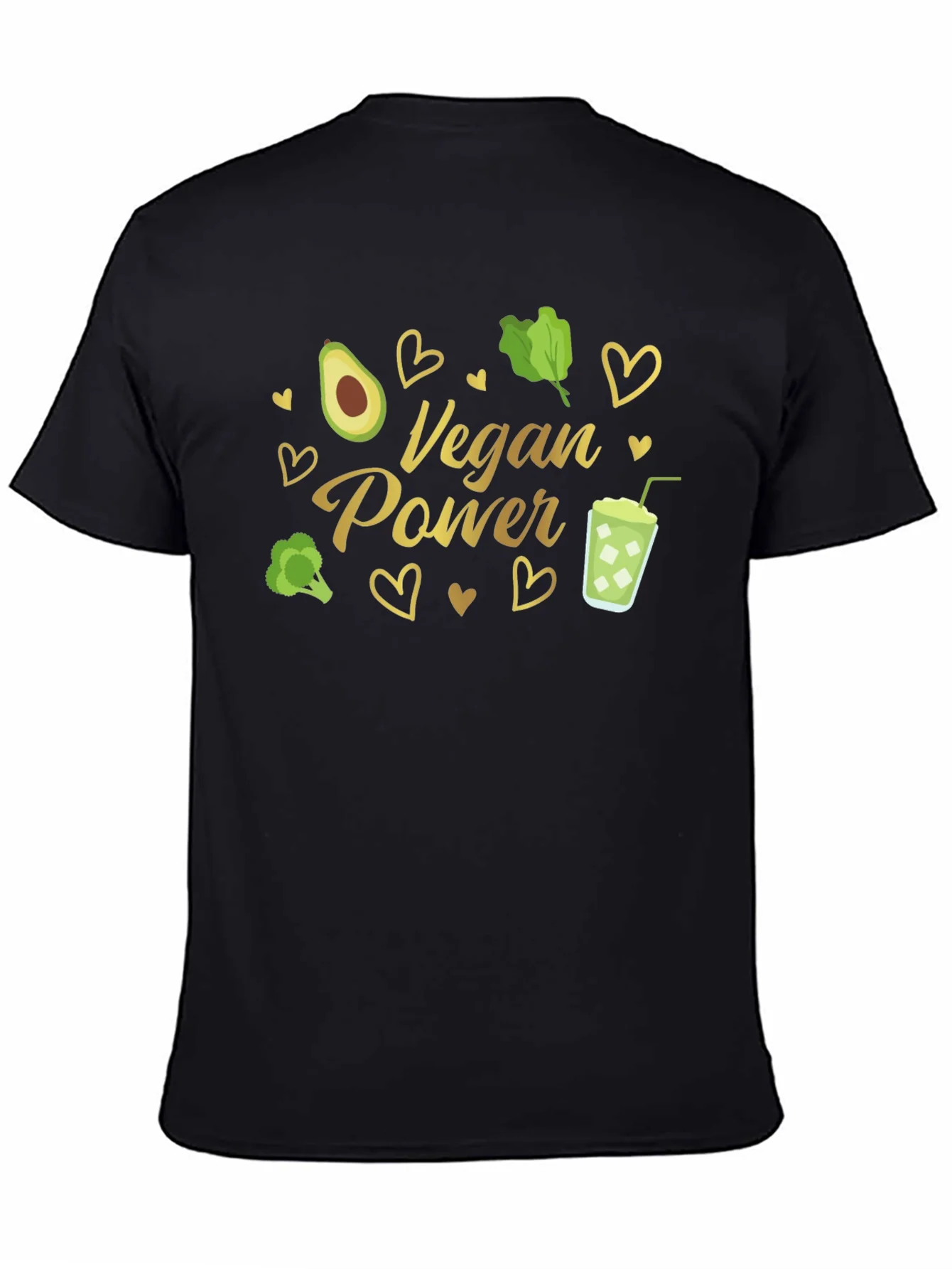 Vegan Power T-Shirt - Avocado Broccoli Smoothie