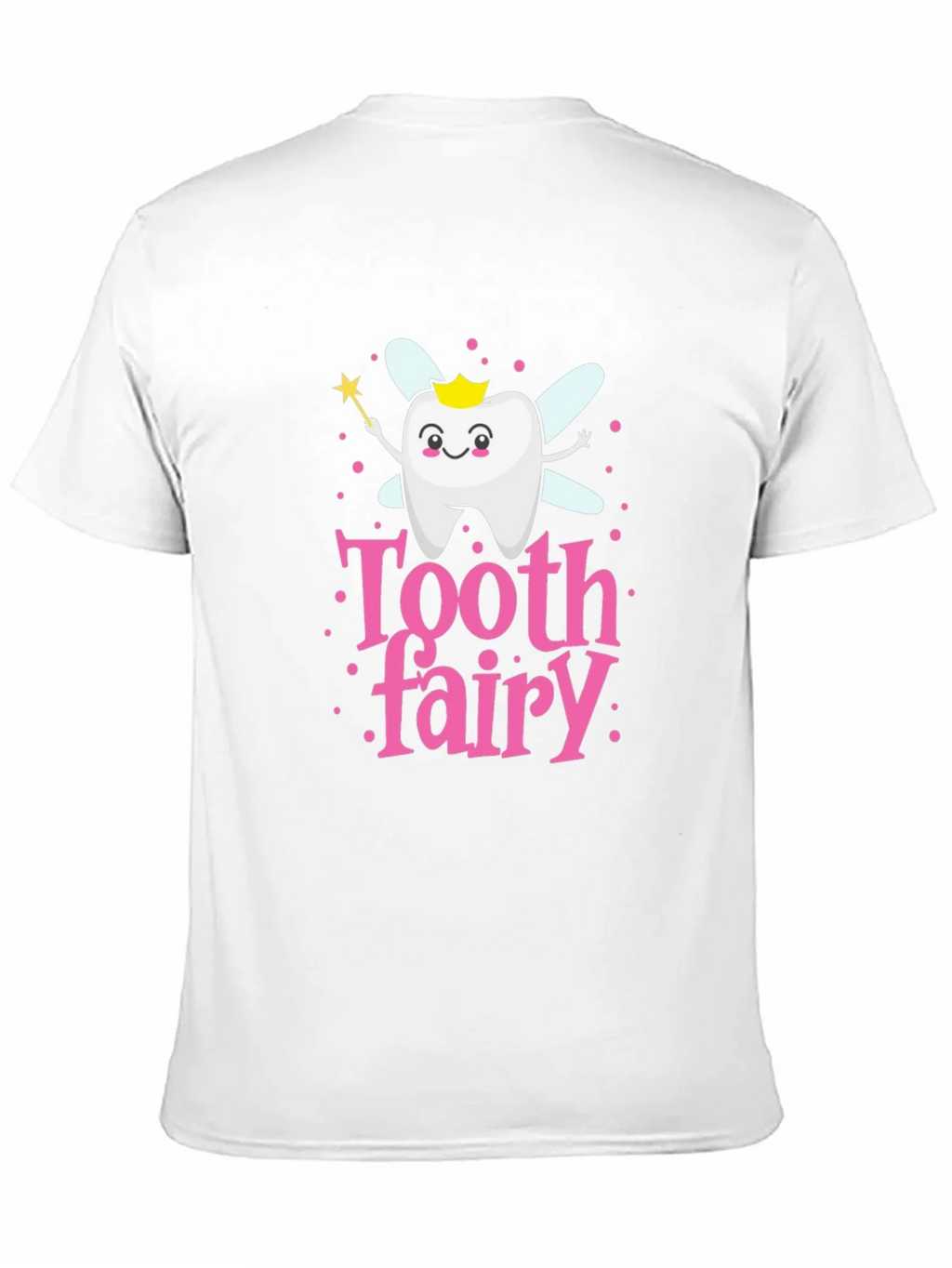 Tooth Fairy Cartoon T-Shirt Cute Dental Hygiene Tee