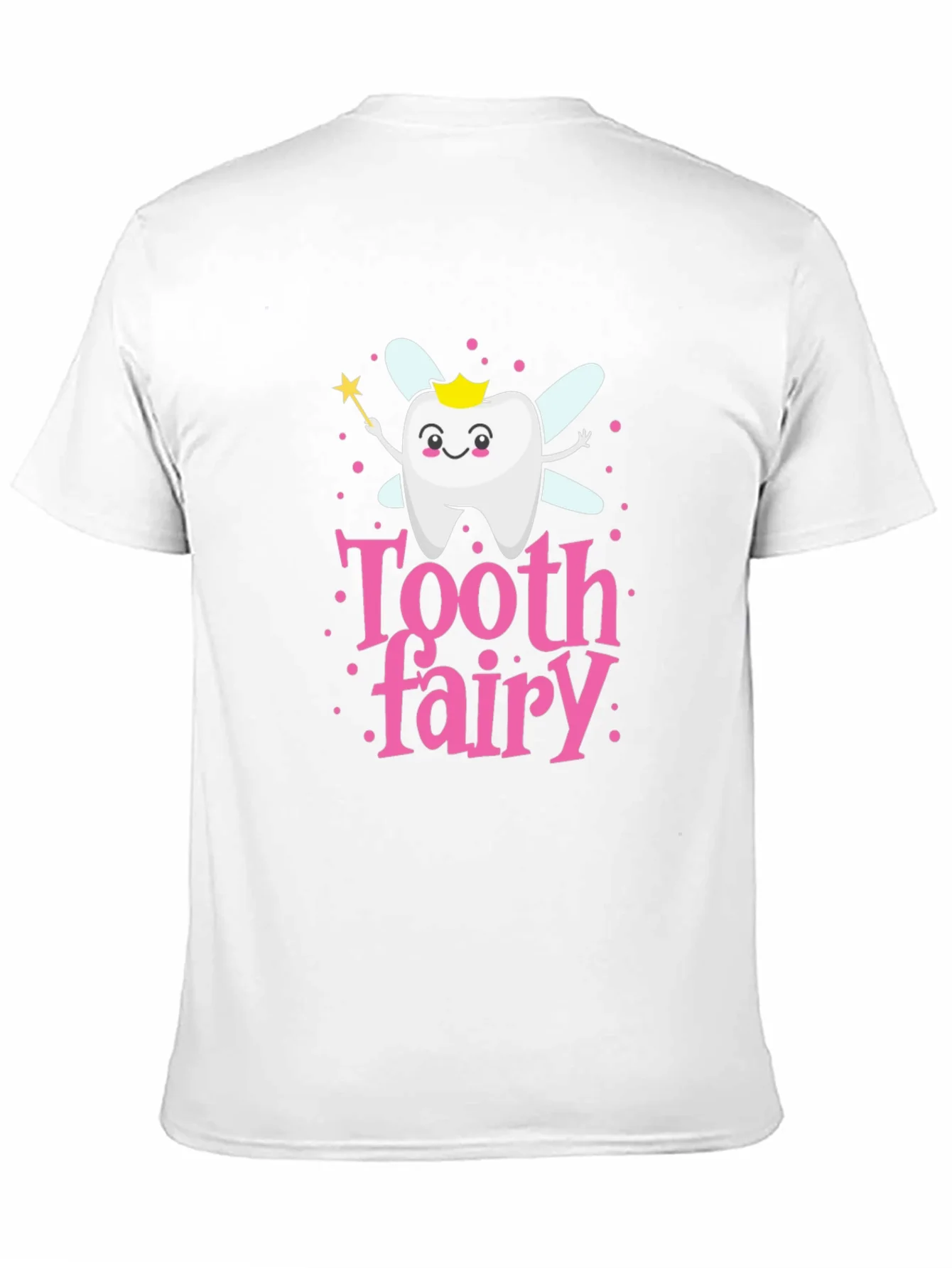 Tooth Fairy Cartoon T-Shirt Cute Dental Hygiene Tee