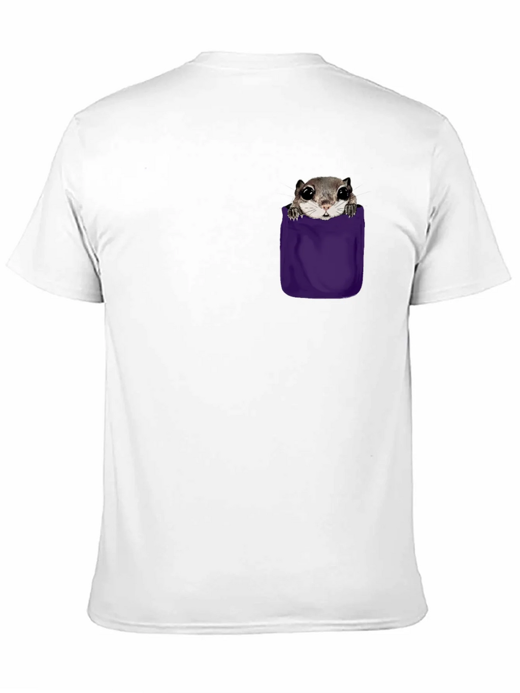 Squirrel Pocket T-Shirt - Cute Graphic Tee