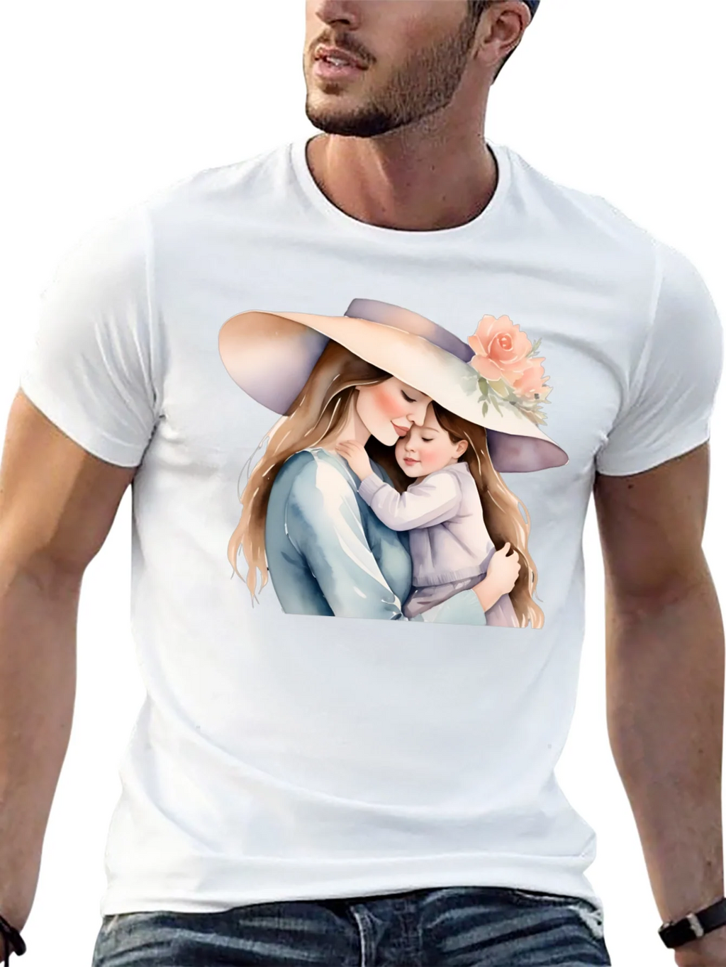 Mother and Child Graphic Tee