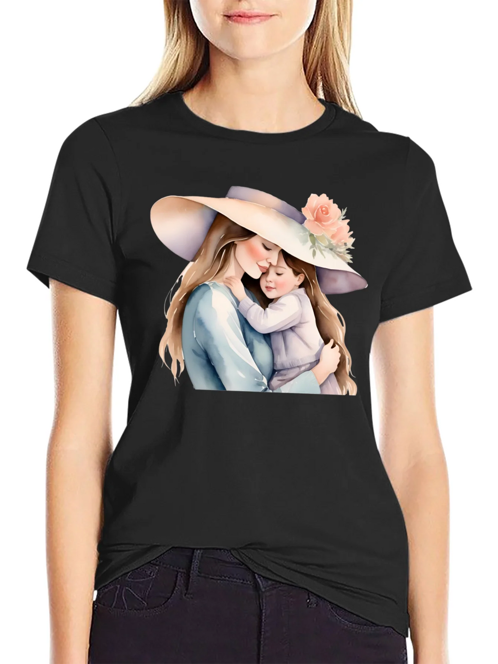 Mother and Child Graphic Tee