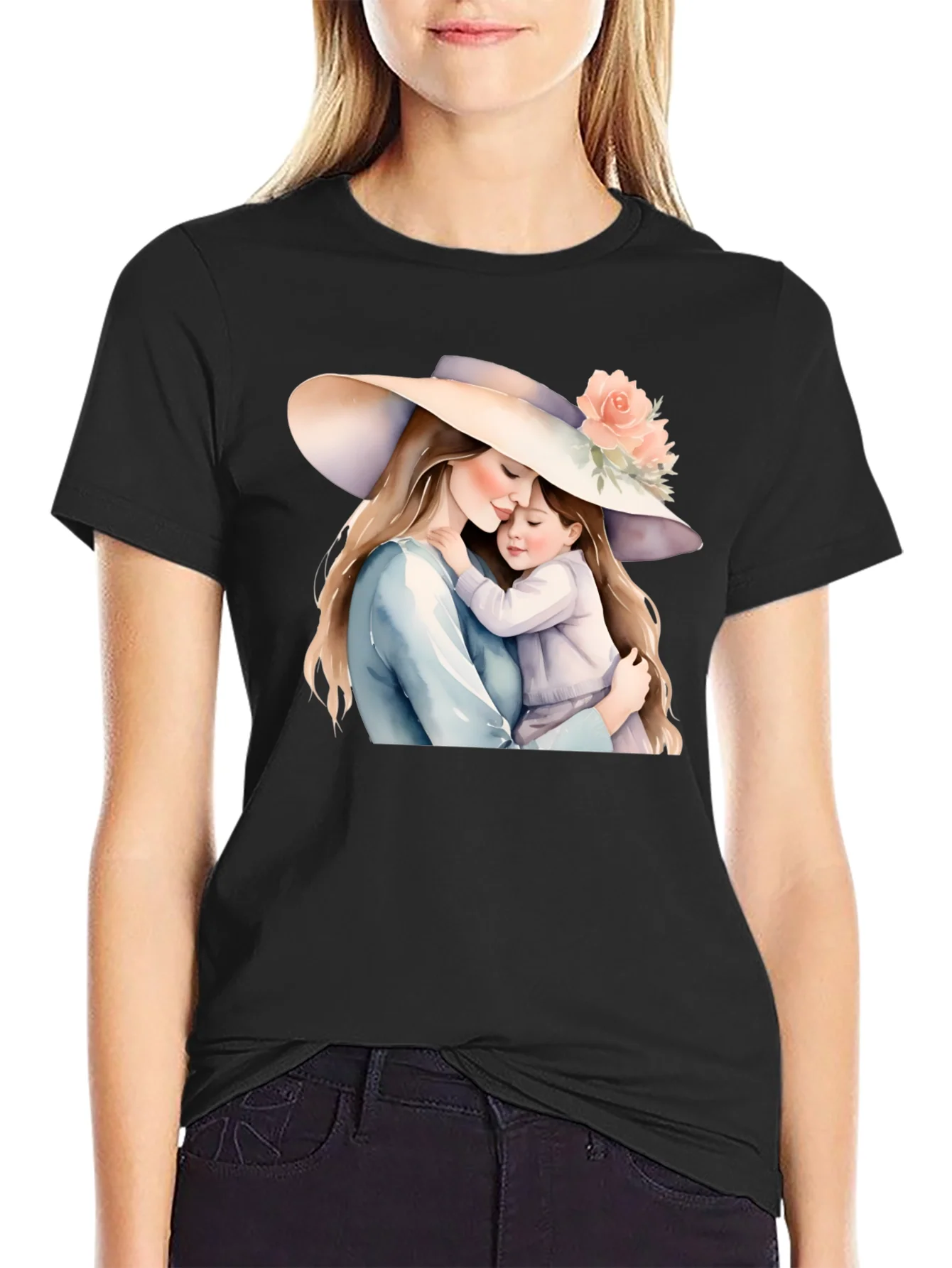 Mother and Child Graphic Tee