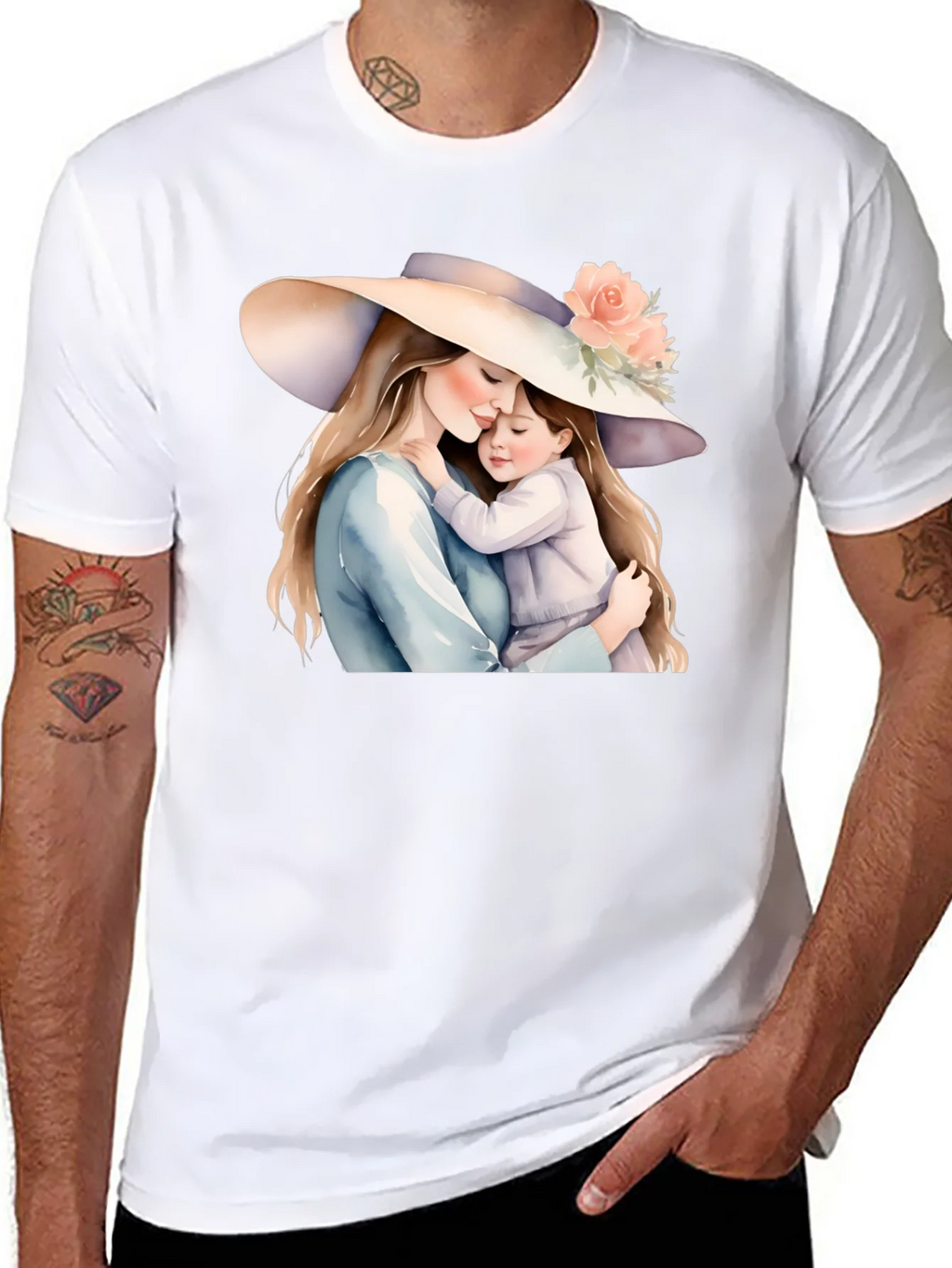 Mother and Child Graphic Tee