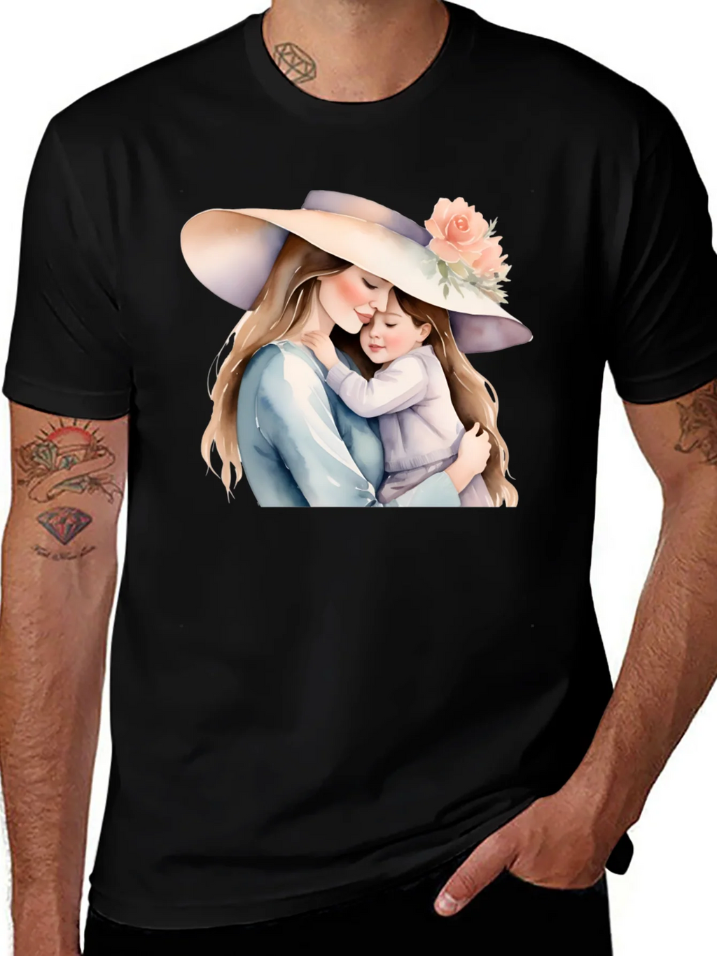 Mother and Child Graphic Tee