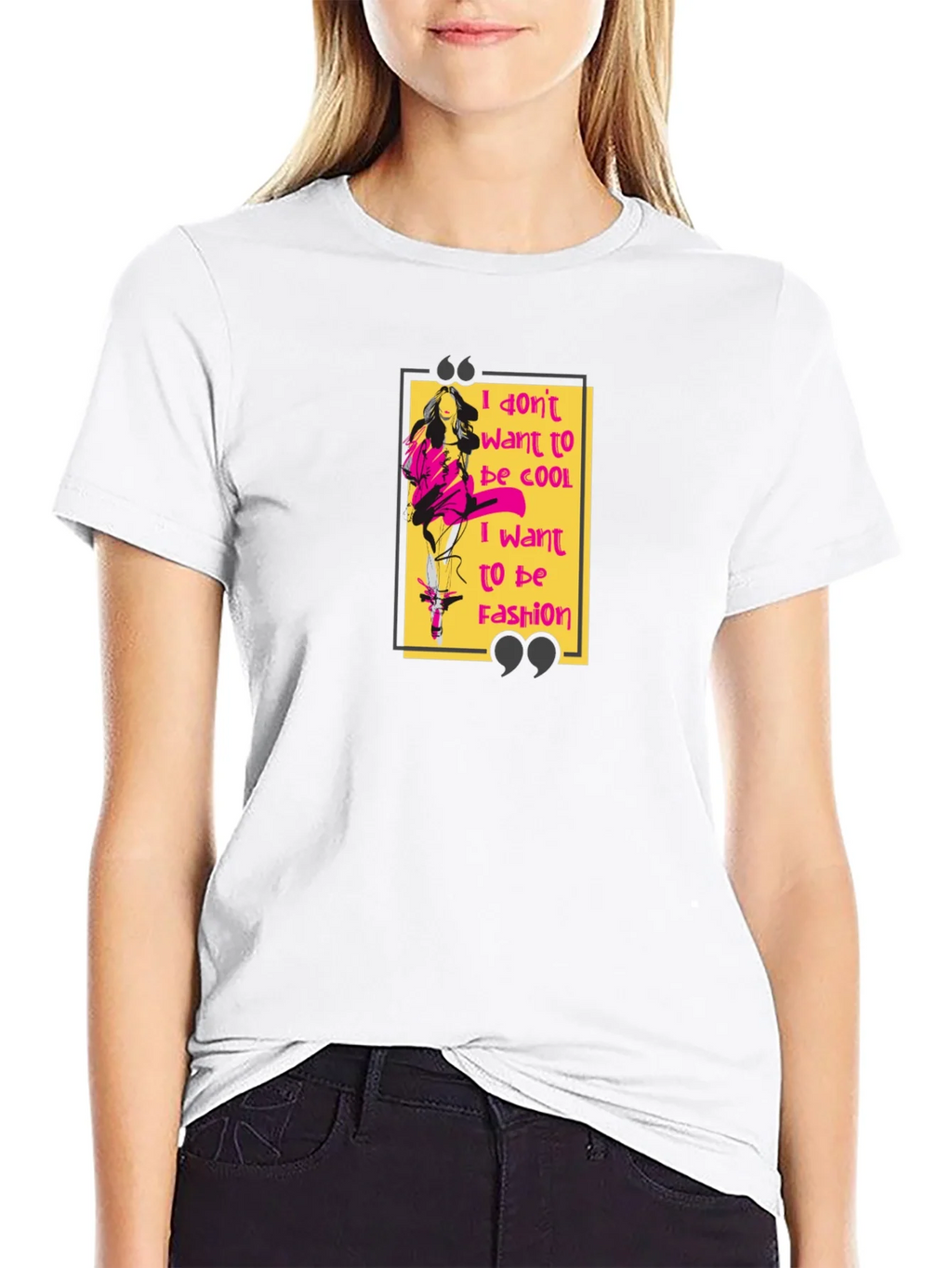 I Dont Want to Be Cool Graphic T-Shirt