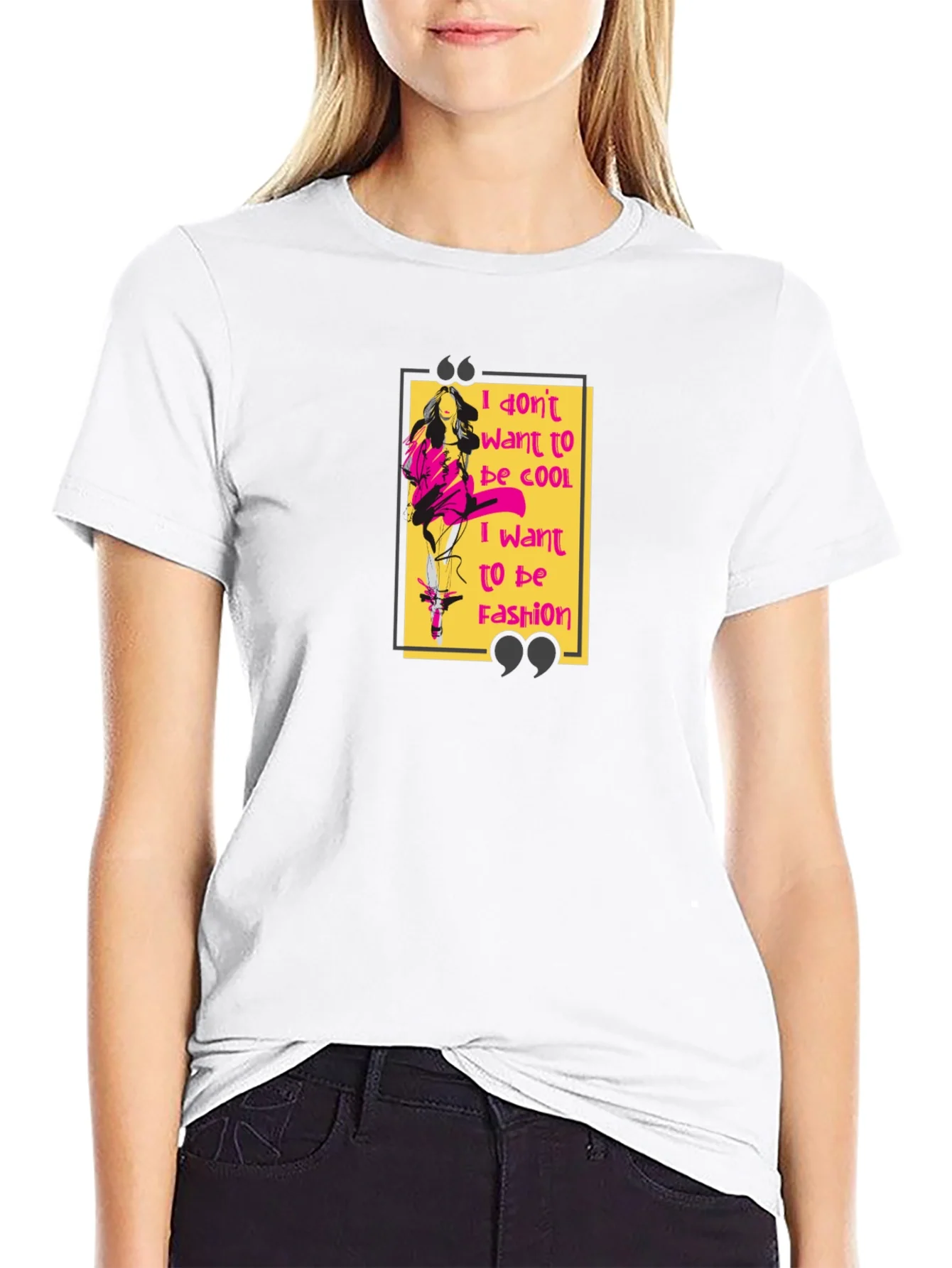 I Dont Want to Be Cool Graphic T-Shirt