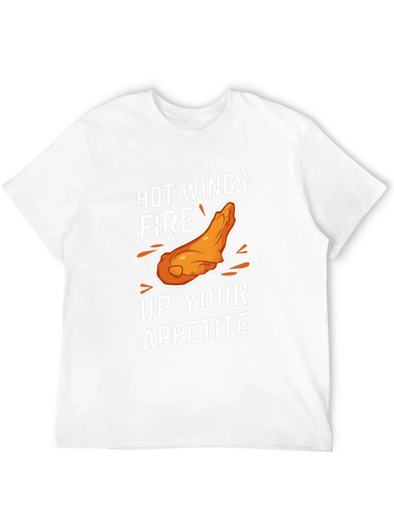 Hot Wings Appetite T-Shirt - Black Graphic Tee