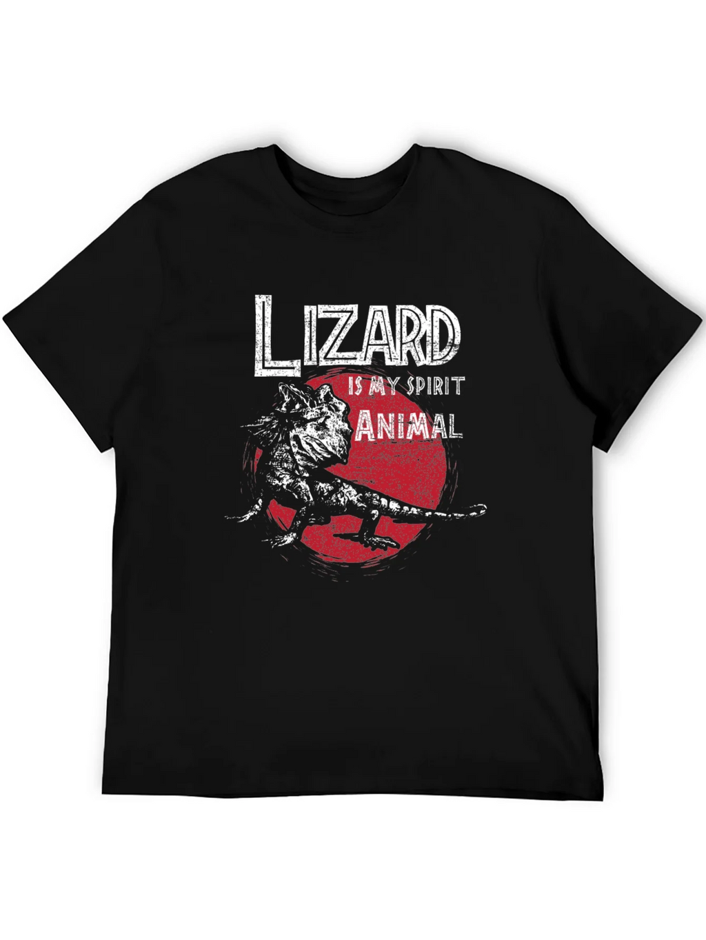 Lizard Spirit Animal Graphic T-Shirt