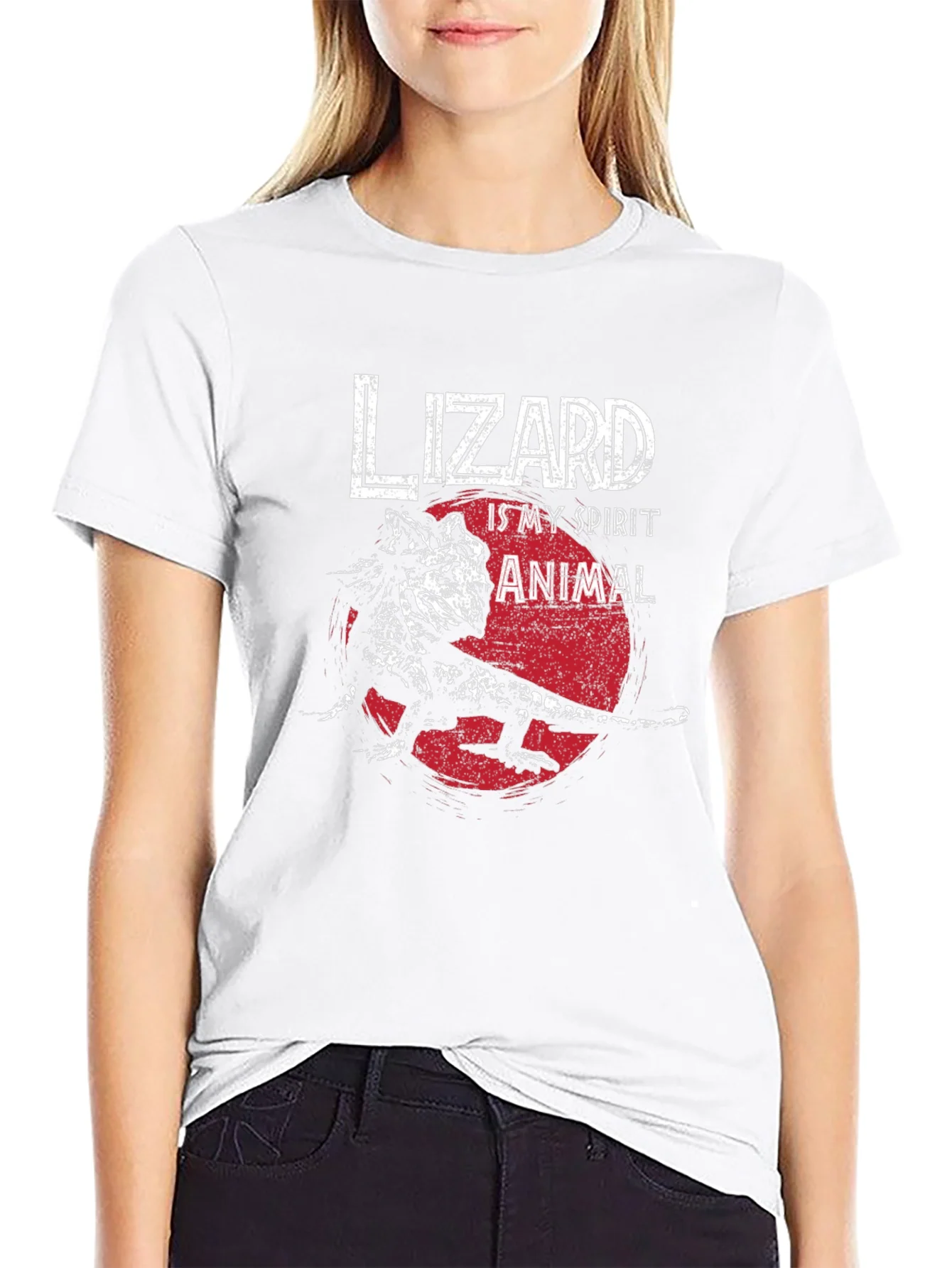 Lizard Spirit Animal Graphic T-Shirt
