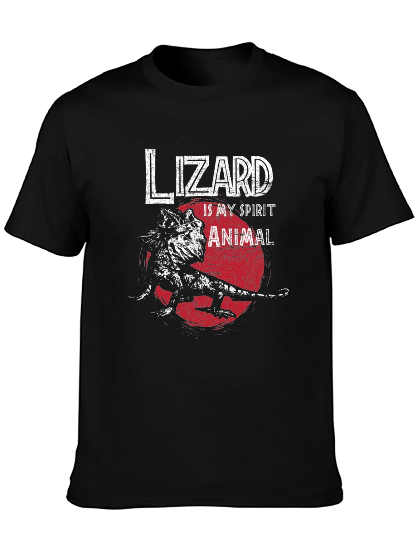 Lizard Spirit Animal Graphic T-Shirt