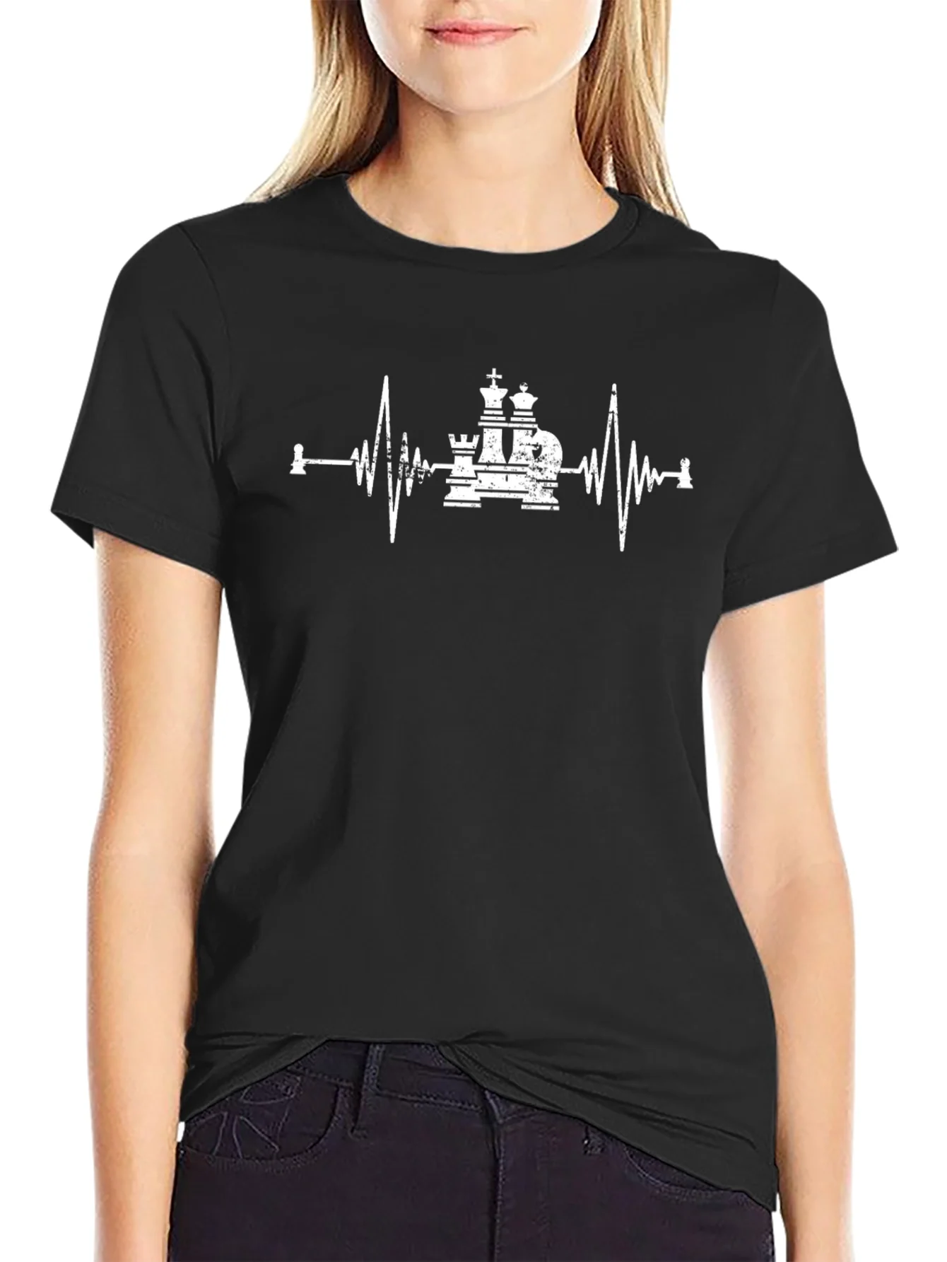Chess Heartbeat T-Shirt - Play On!
