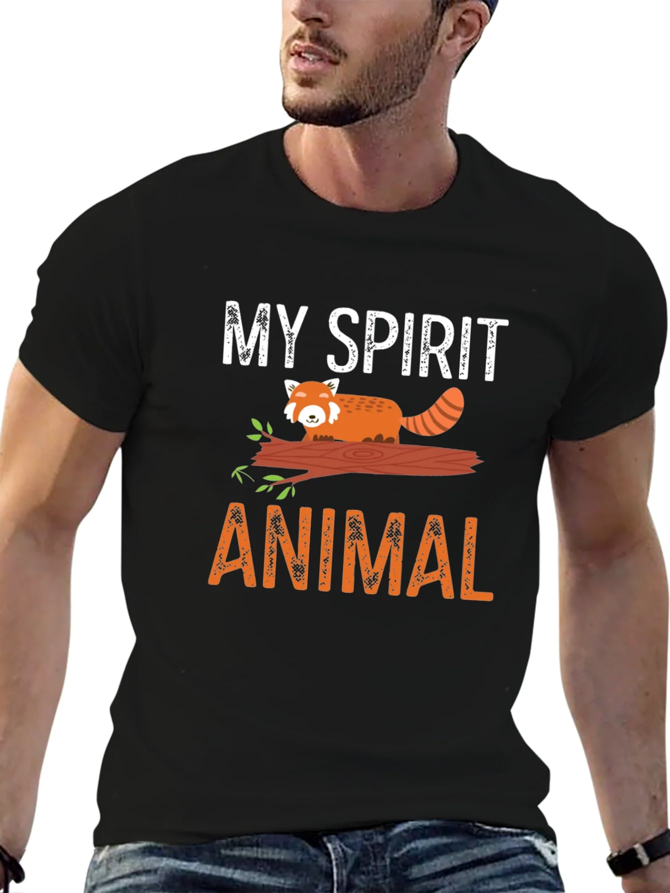 My Spirit Animal Red Panda Graphic T-Shirt