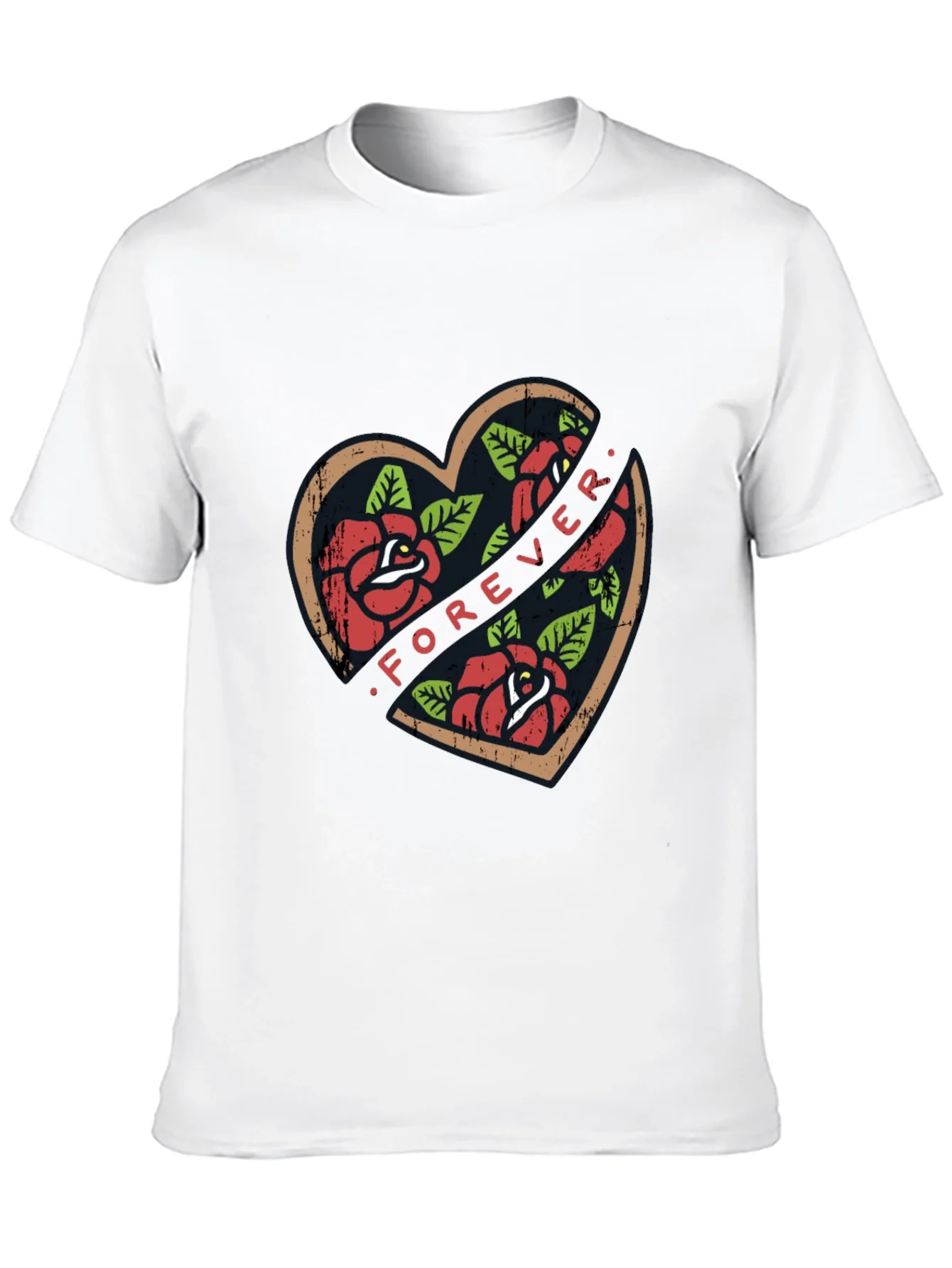 Forever Rose Heart Graphic Tee