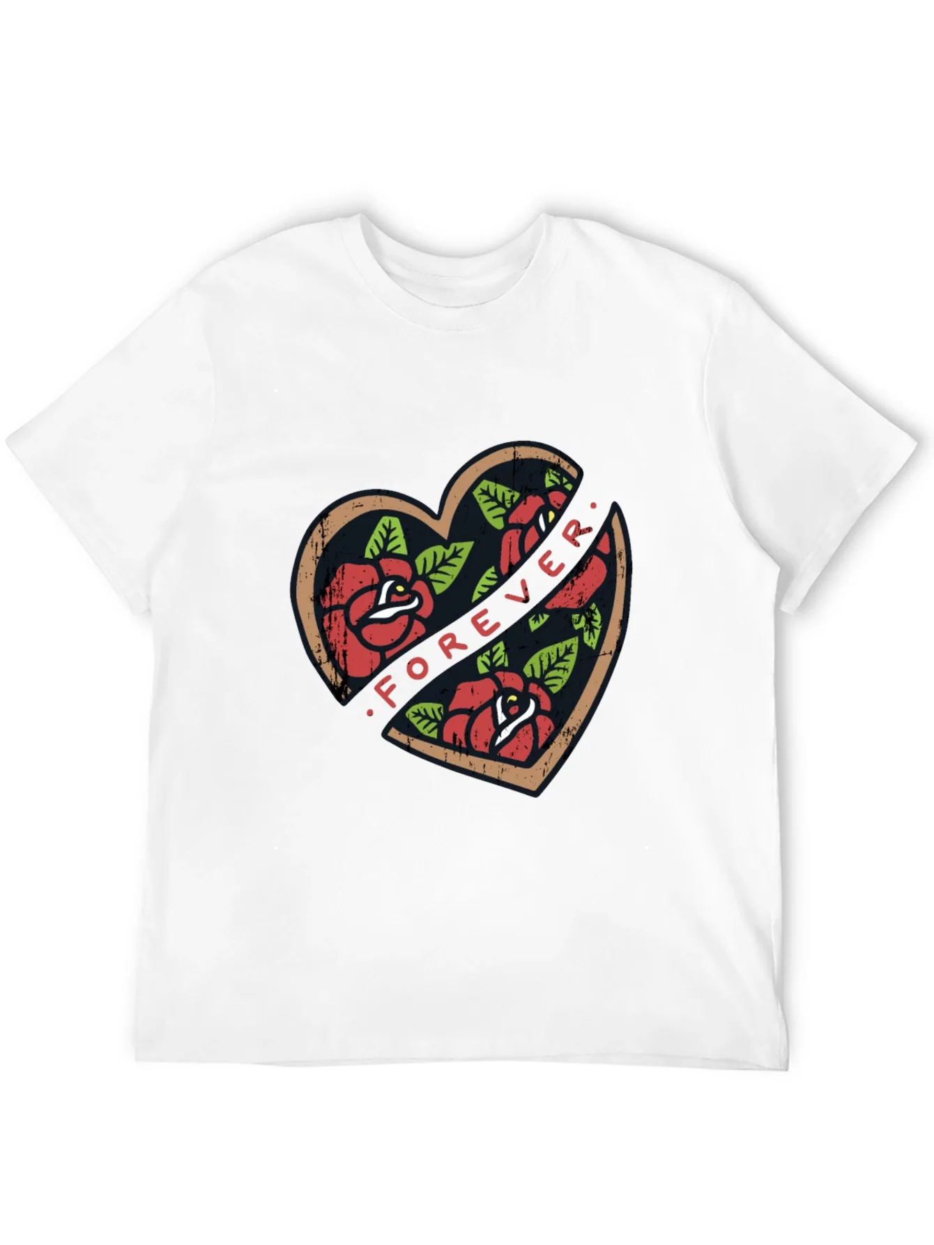 Forever Rose Heart Graphic Tee