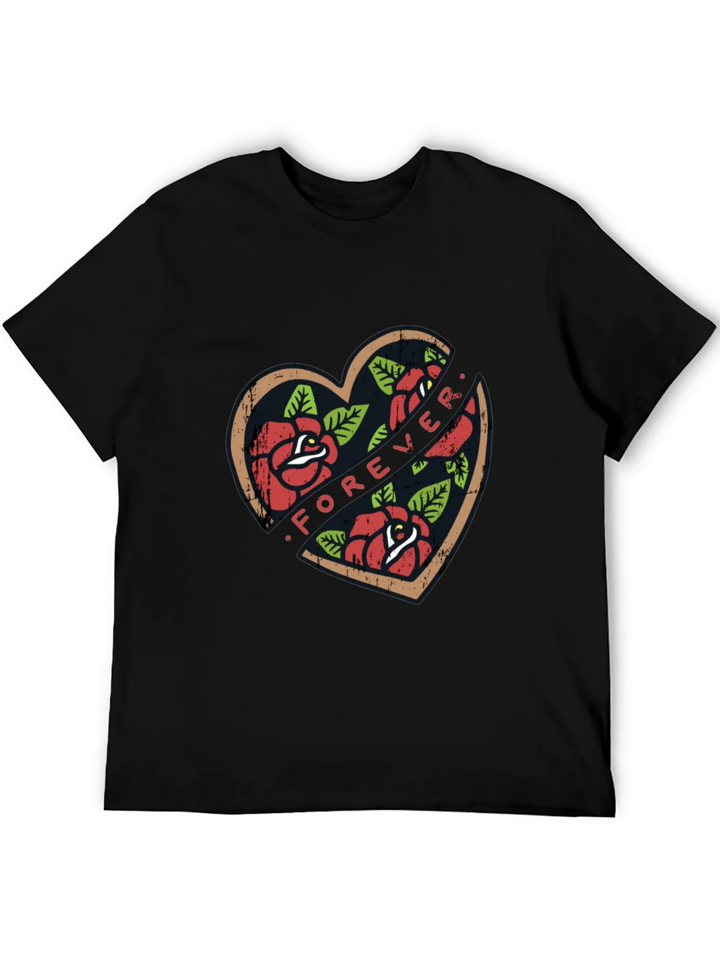 Forever Rose Heart Graphic Tee